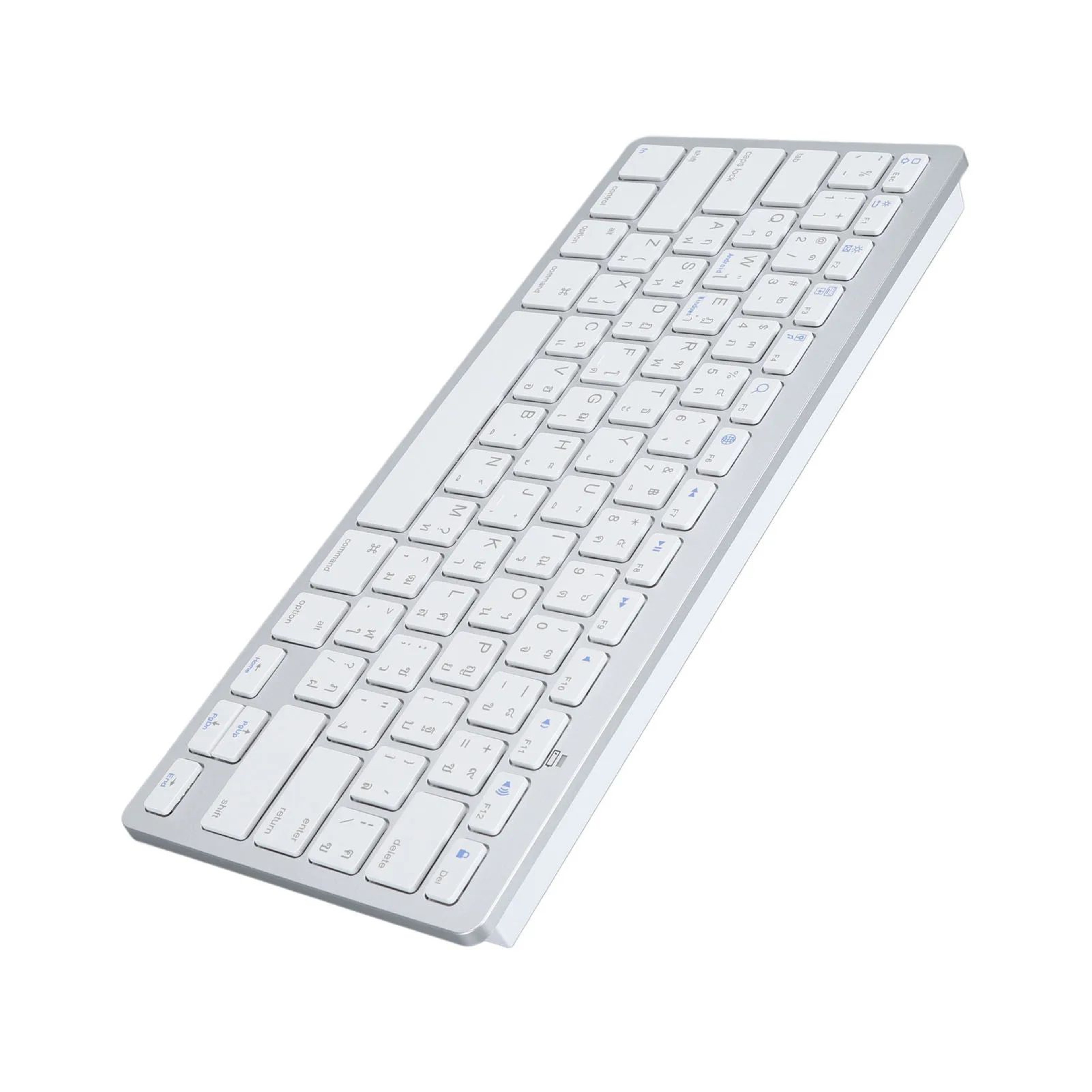 Bilingual UltraSlim Portable Bluetooth Keyboard With Scissor Switch Keys 3