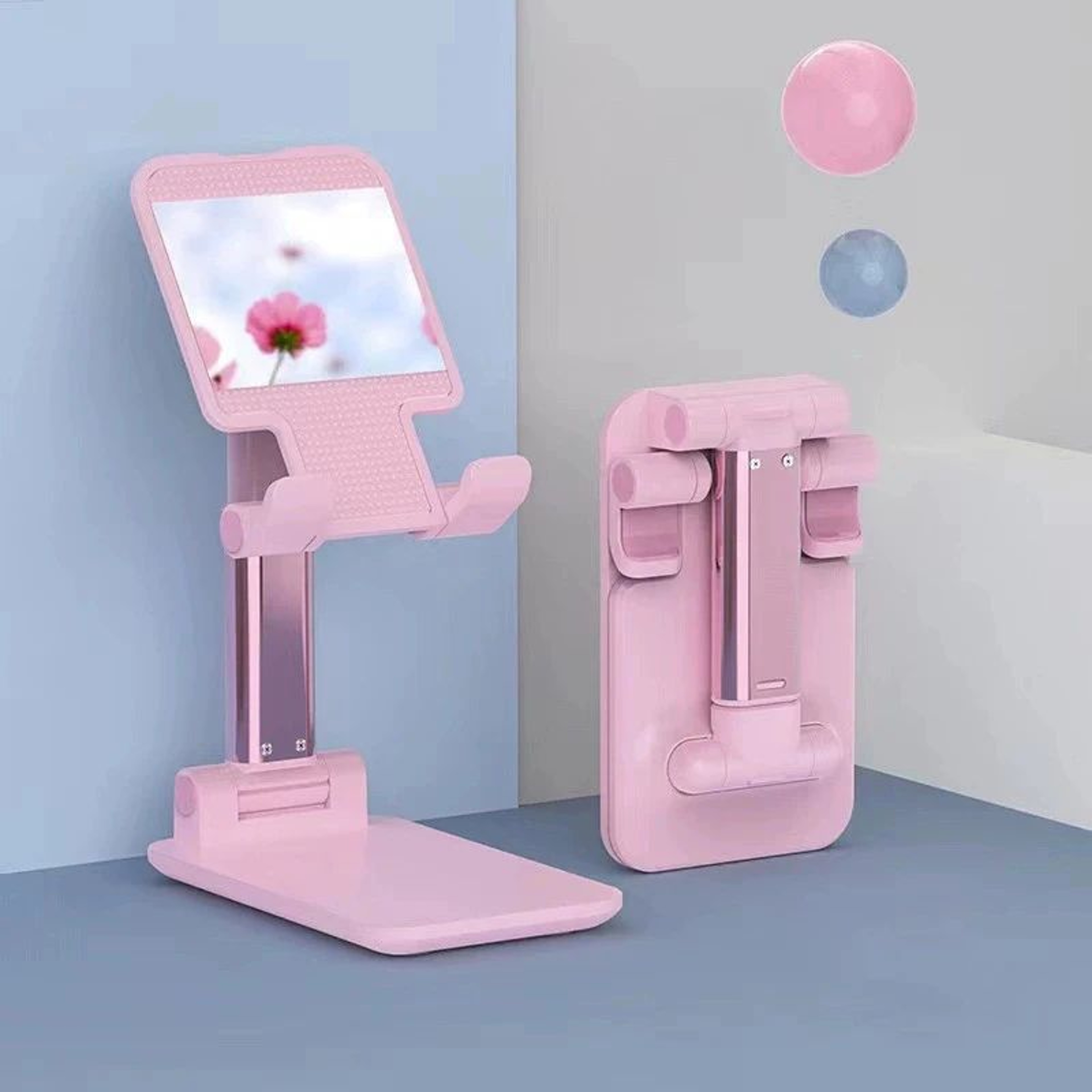 Adjustable Desktop Phone Holder Stand  Height  Angle Adjustable Phone Stand For HandsFree Calls Stu 7