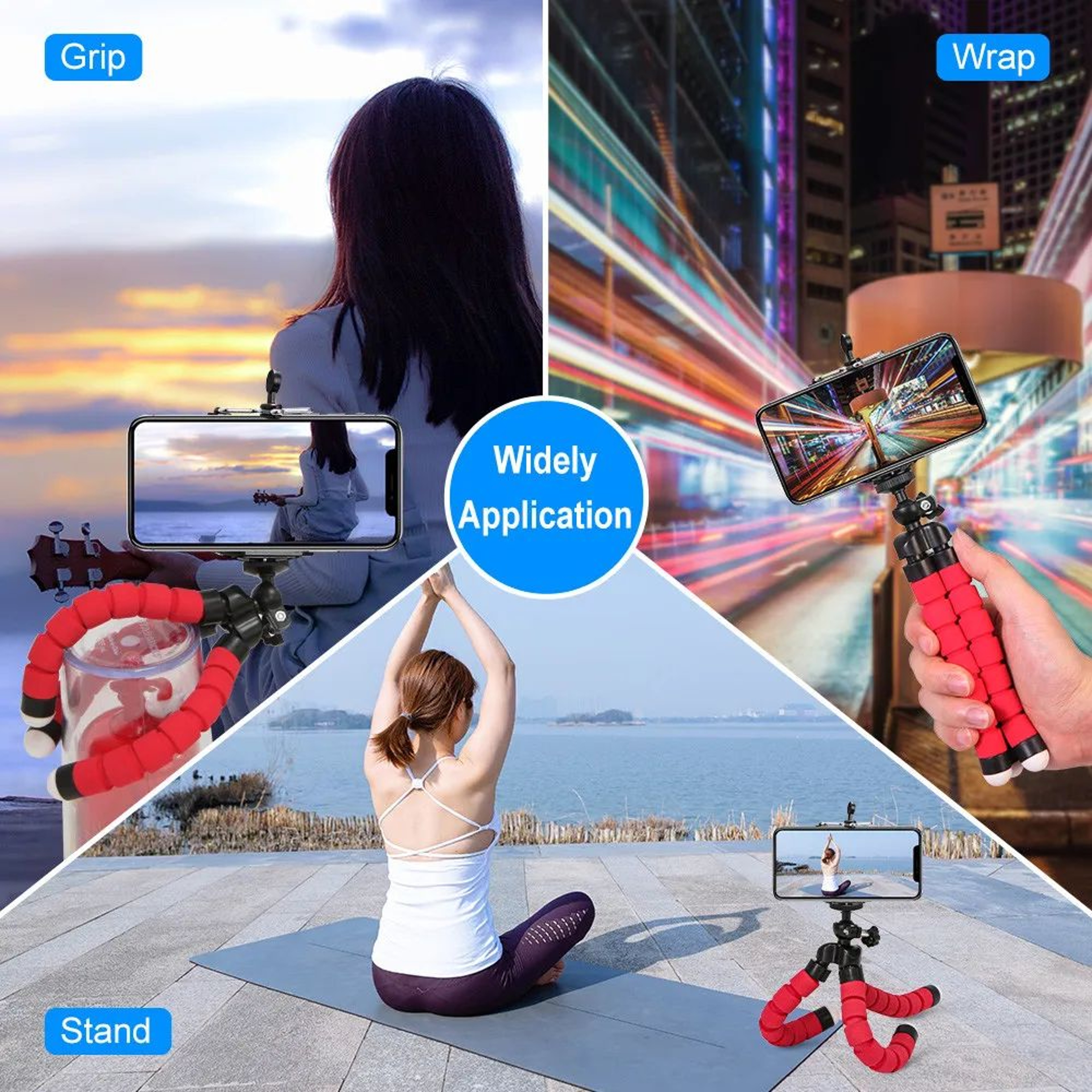 Adjustable Phone Holder Desk Stand  Mini Phone Tripod  Universal Phone Mount For Home Bed And Trave 4