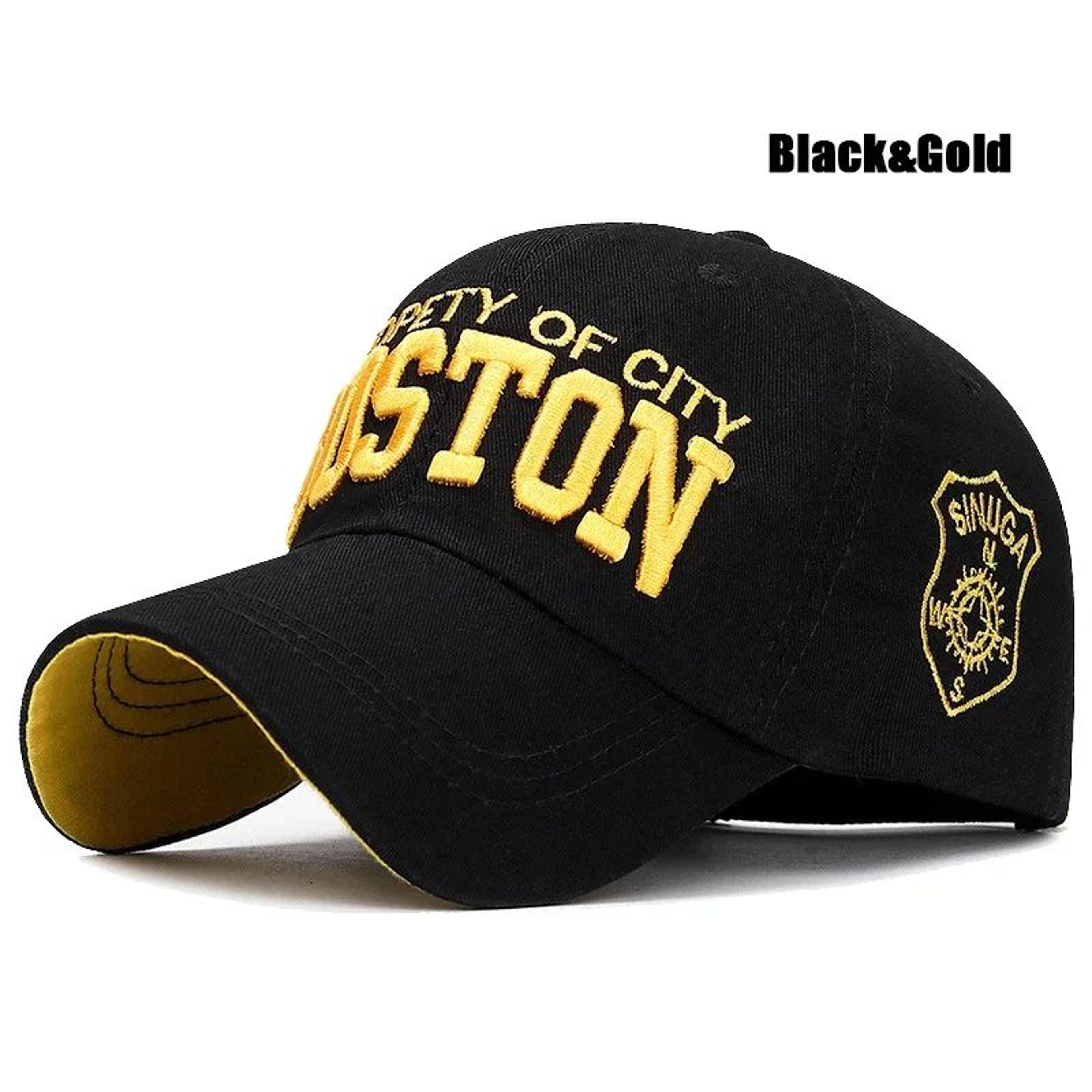 Classic 3D Embroidered Cotton Baseball Cap  Adjustable Unisex Snapback Hat 6