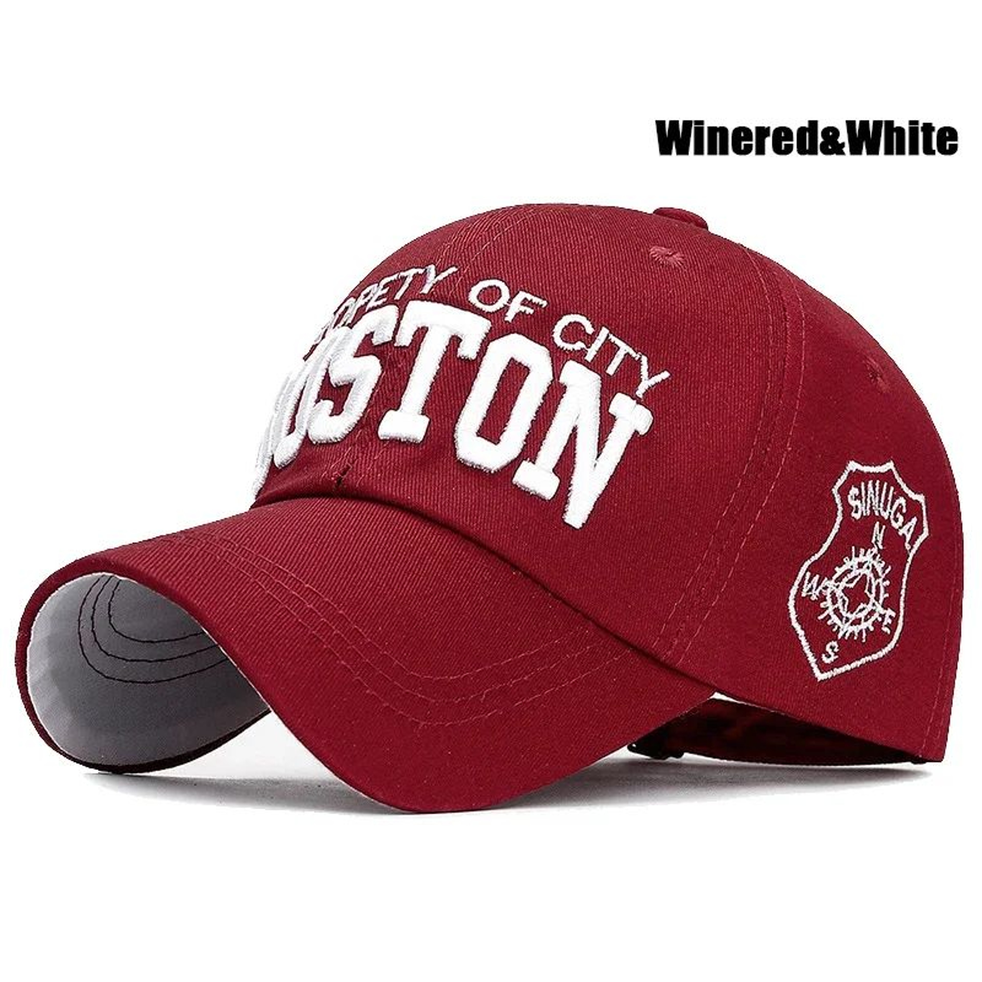 Classic 3D Embroidered Cotton Baseball Cap  Adjustable Unisex Snapback Hat 12