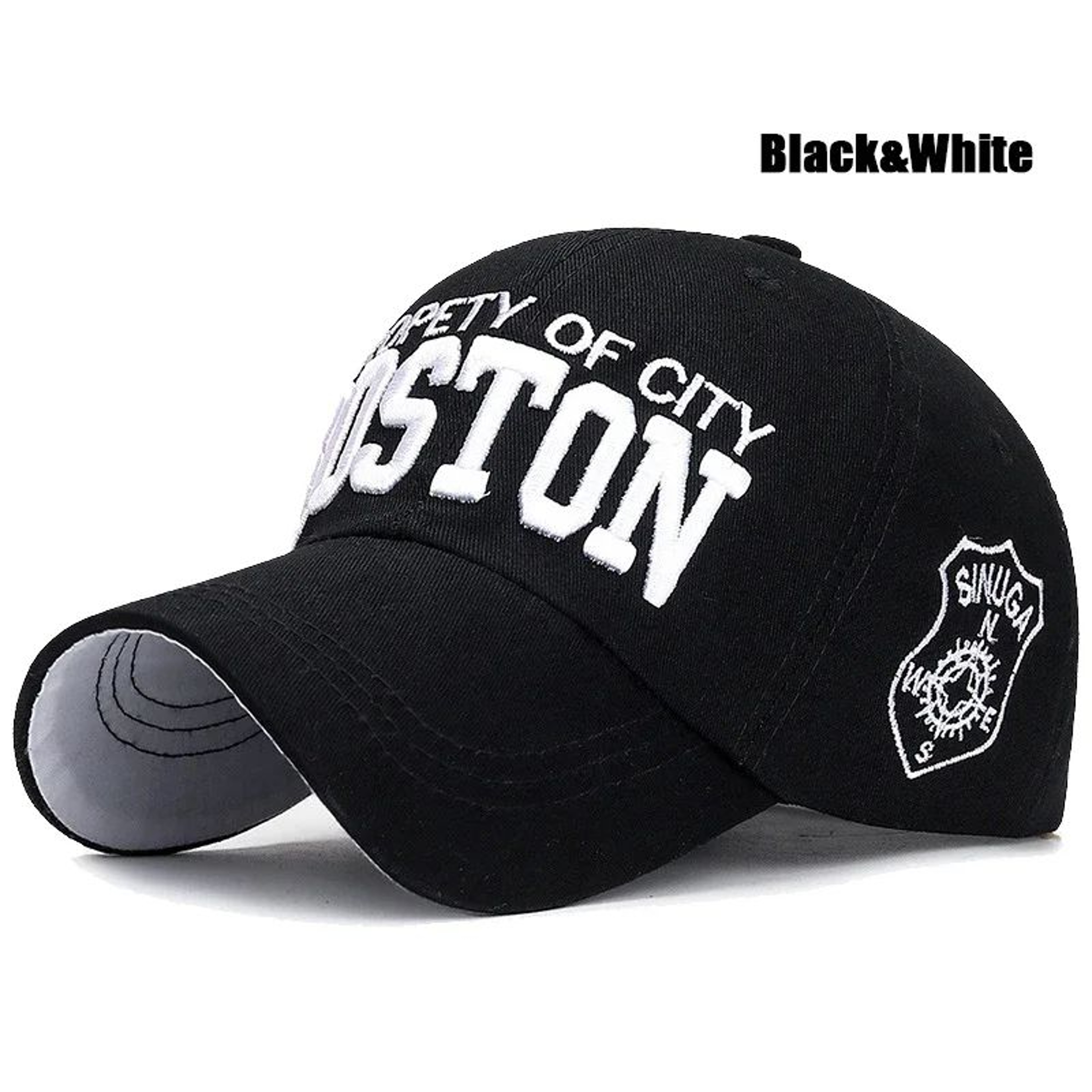 Classic 3D Embroidered Cotton Baseball Cap  Adjustable Unisex Snapback Hat 13