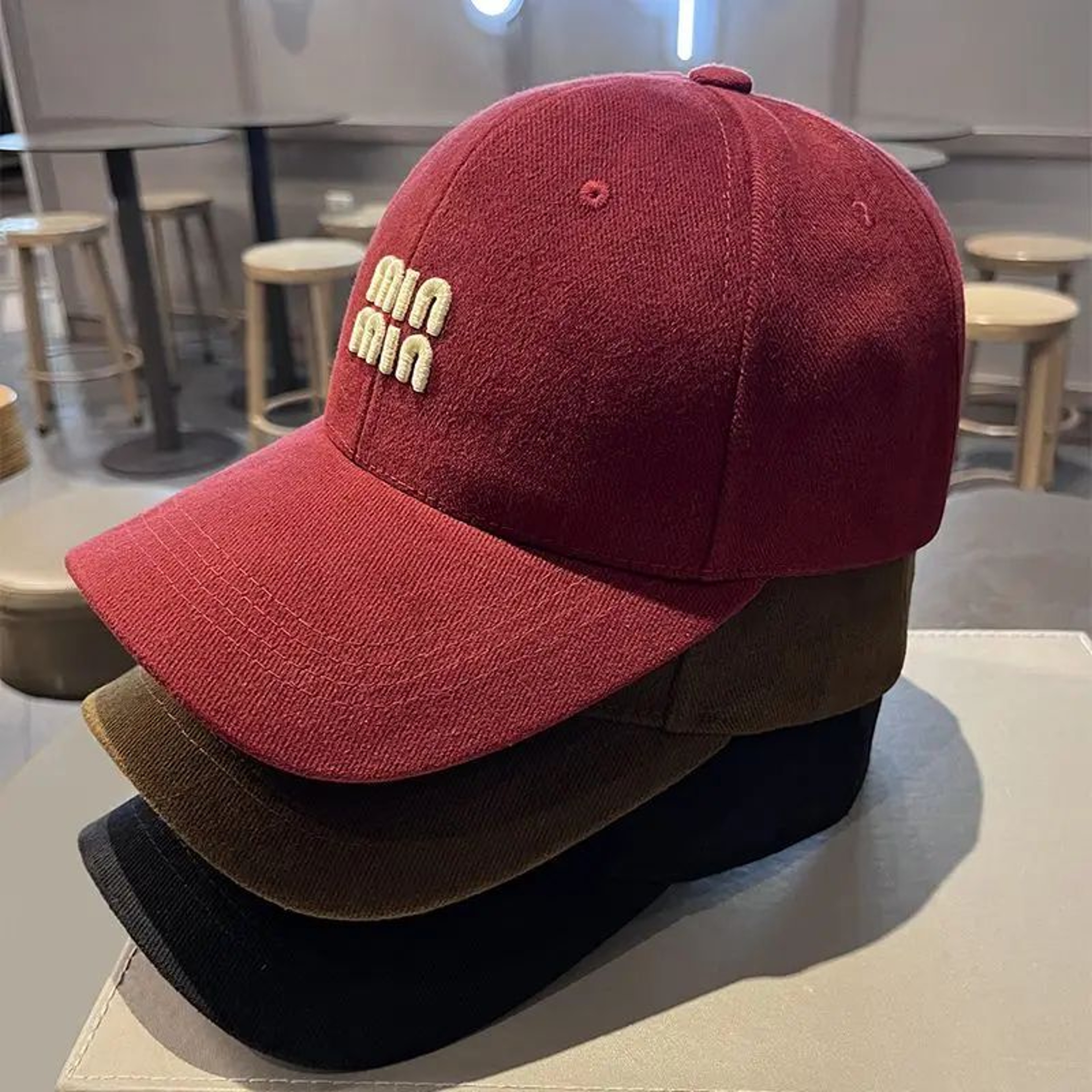 Korean Street Style Baseball Cap  Adjustable Embroidered Cap For Men  Women 4
