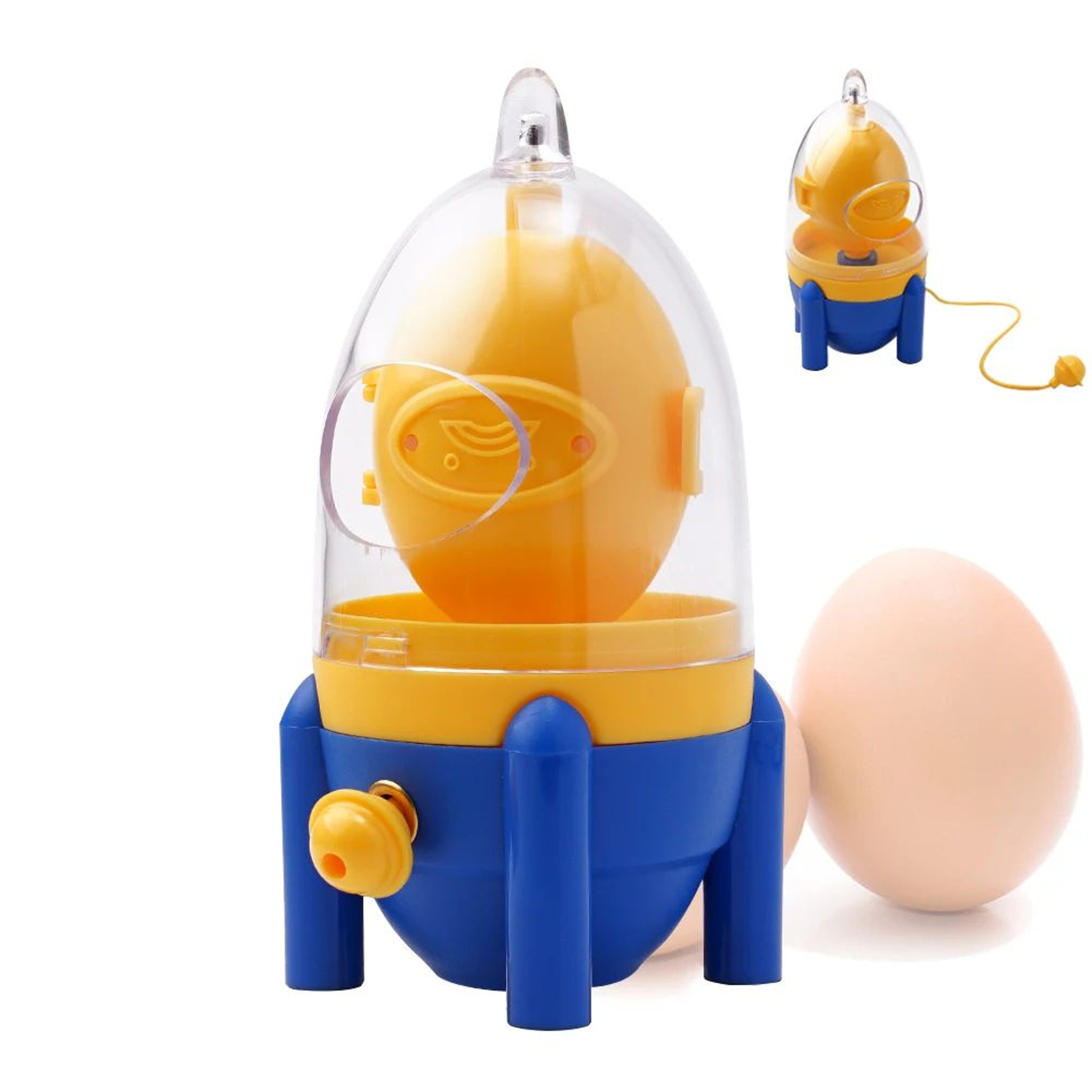 GoldenSpin Portable Golden Egg Maker  Manual Egg Mixer 0
