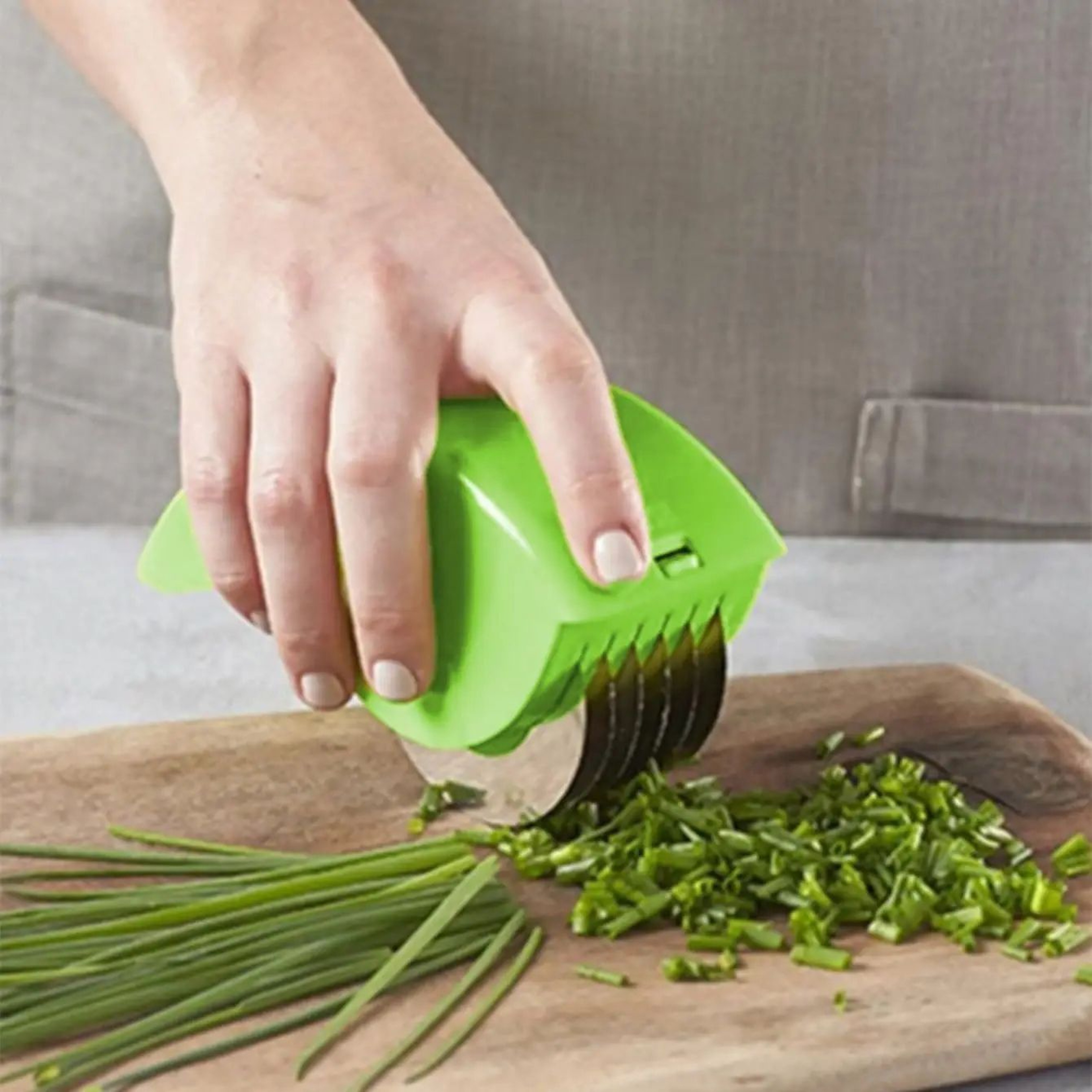 Precision Wire Onion  Garlic Cutter  Stainless Steel Vegetable Slicer Tool 0