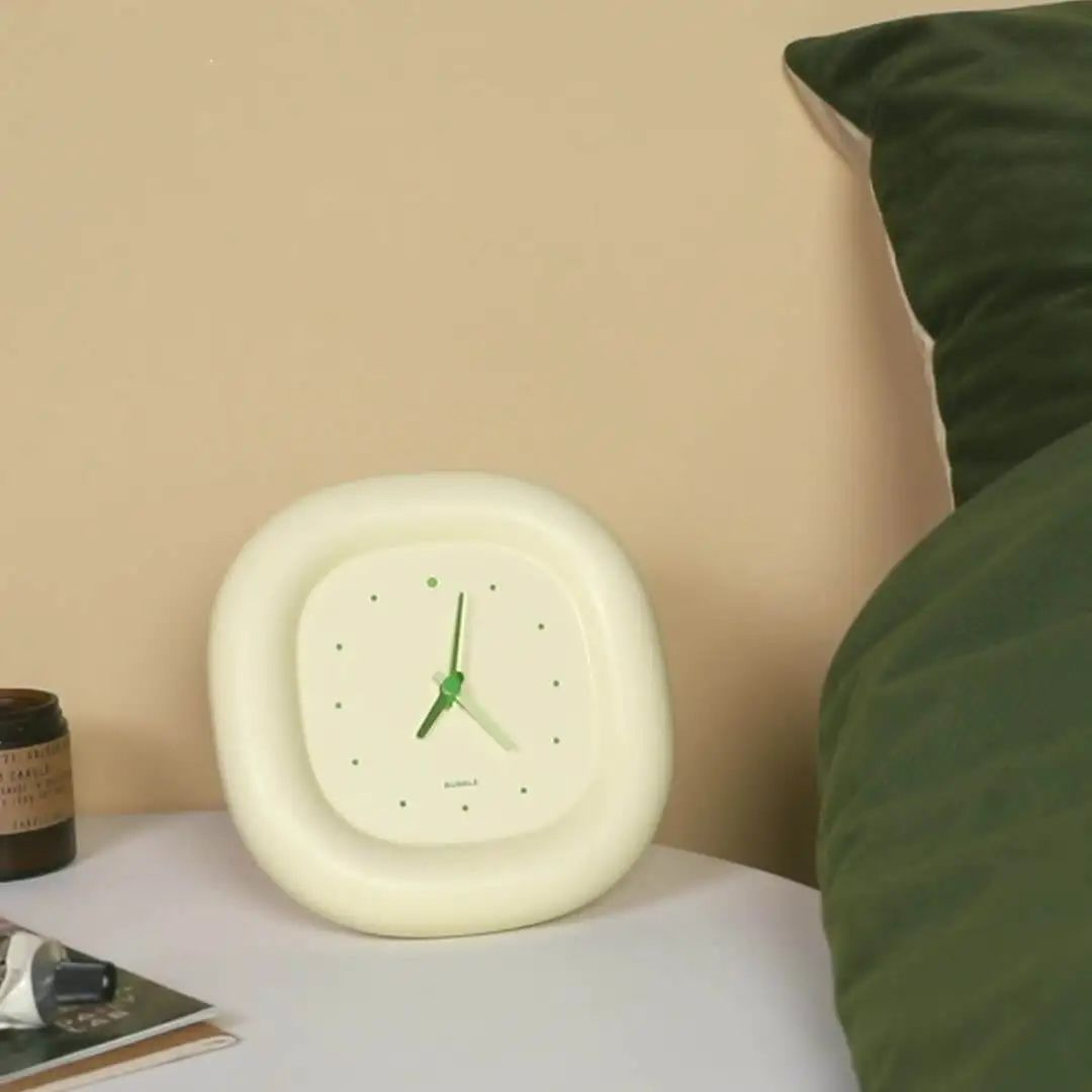 BubblePop Aesthetic Small Wall Clock For Bedroom  Modern Decor 3