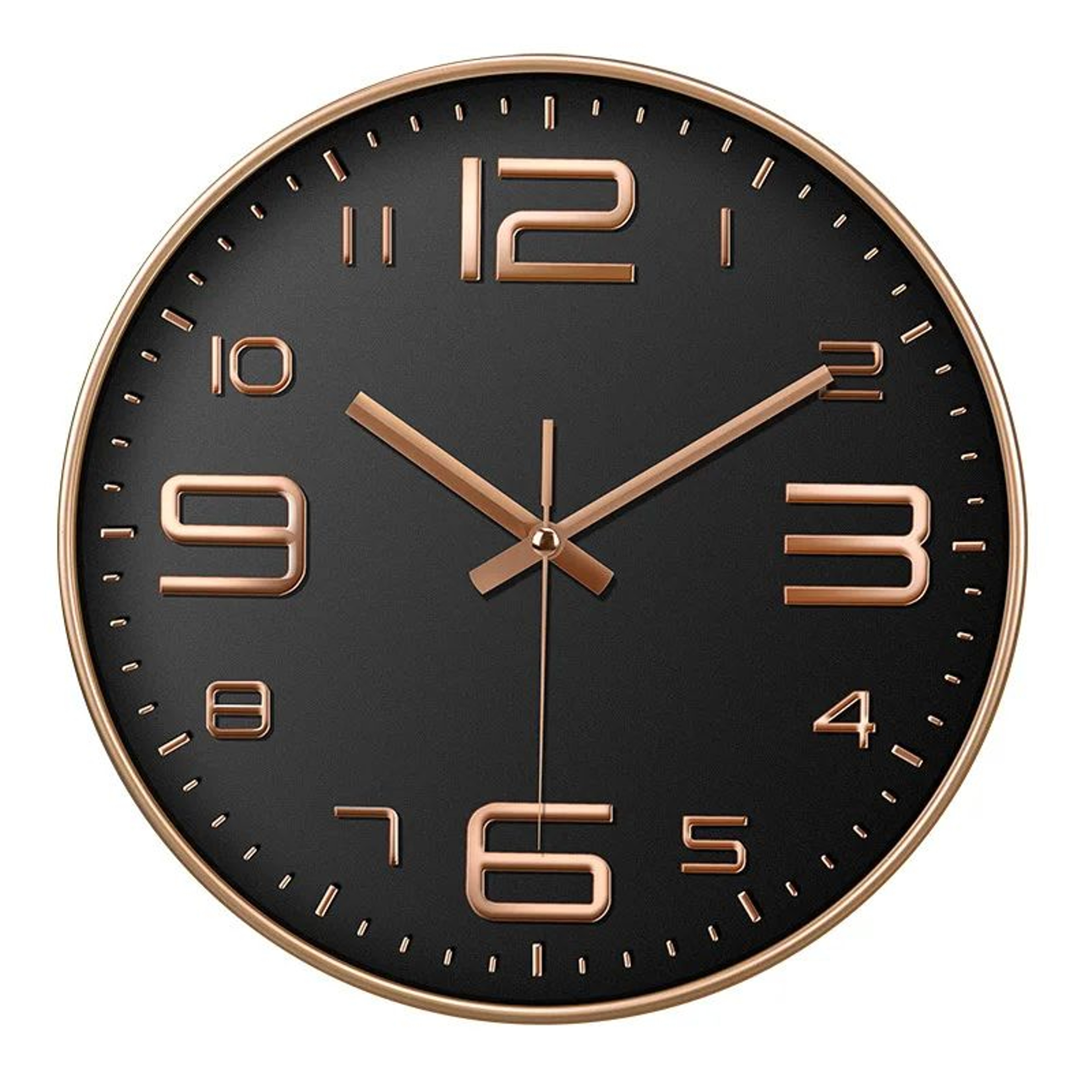 Nordic Silent 12 Inch Modern Wall Clock  NonTicking Battery Powered Home Decor 9