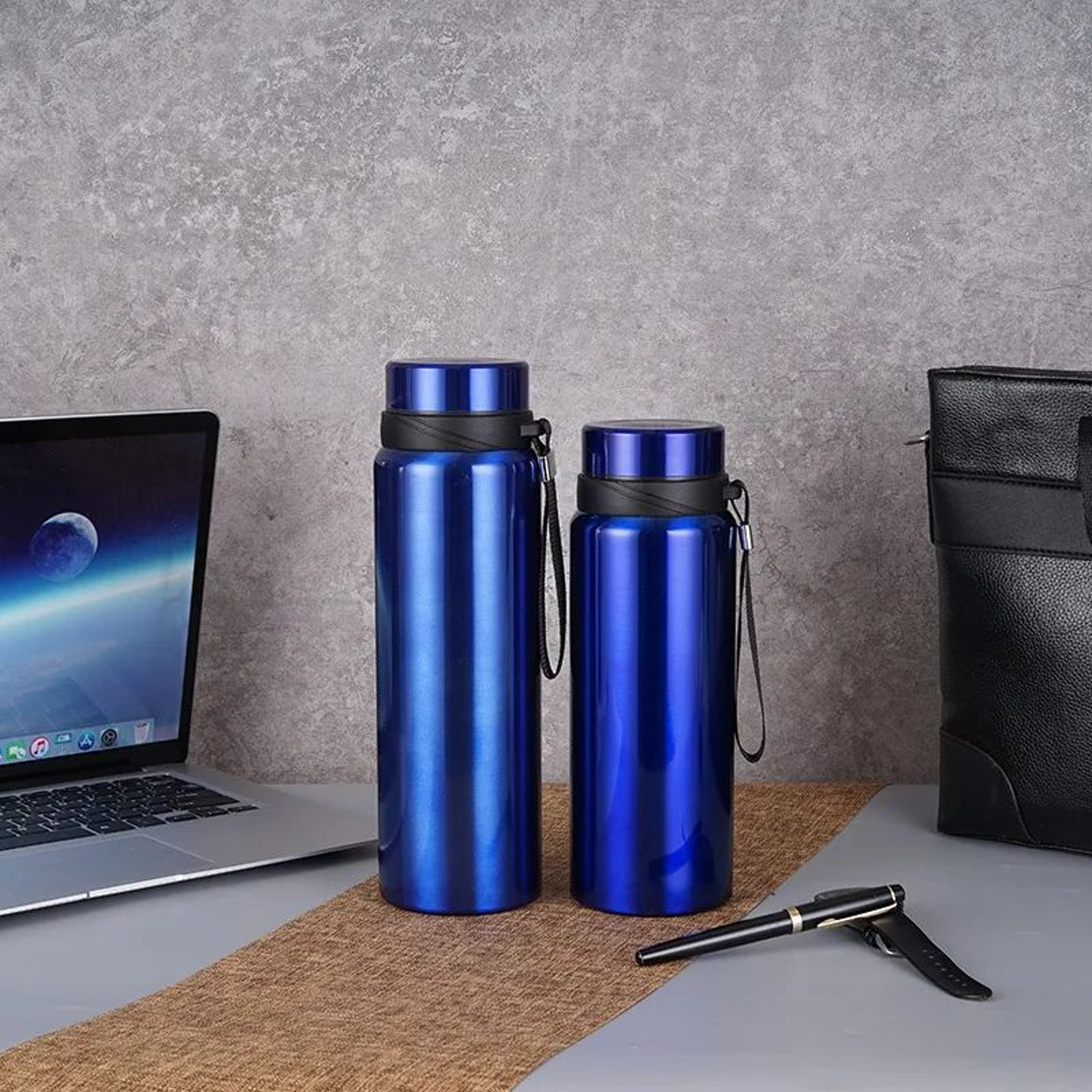 8001000ML Stainless Steel Thermal Water Bottle  Vacuum Insulated Large Capacity Thermos 4