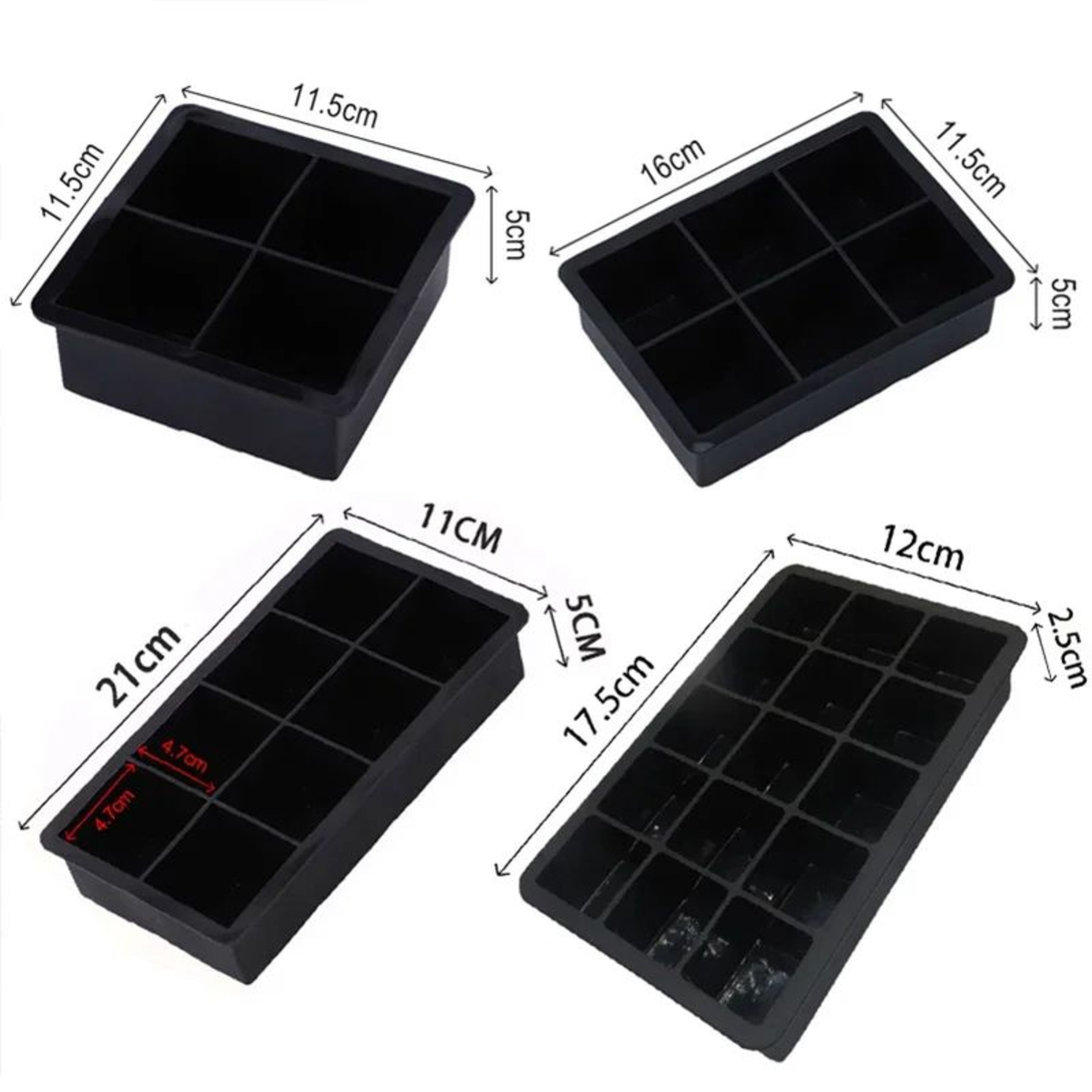 Premium Silicone Ice Cube Mold  Spherical Whiskey Ice Mold  Reusable Cocktail Ice Tray 4