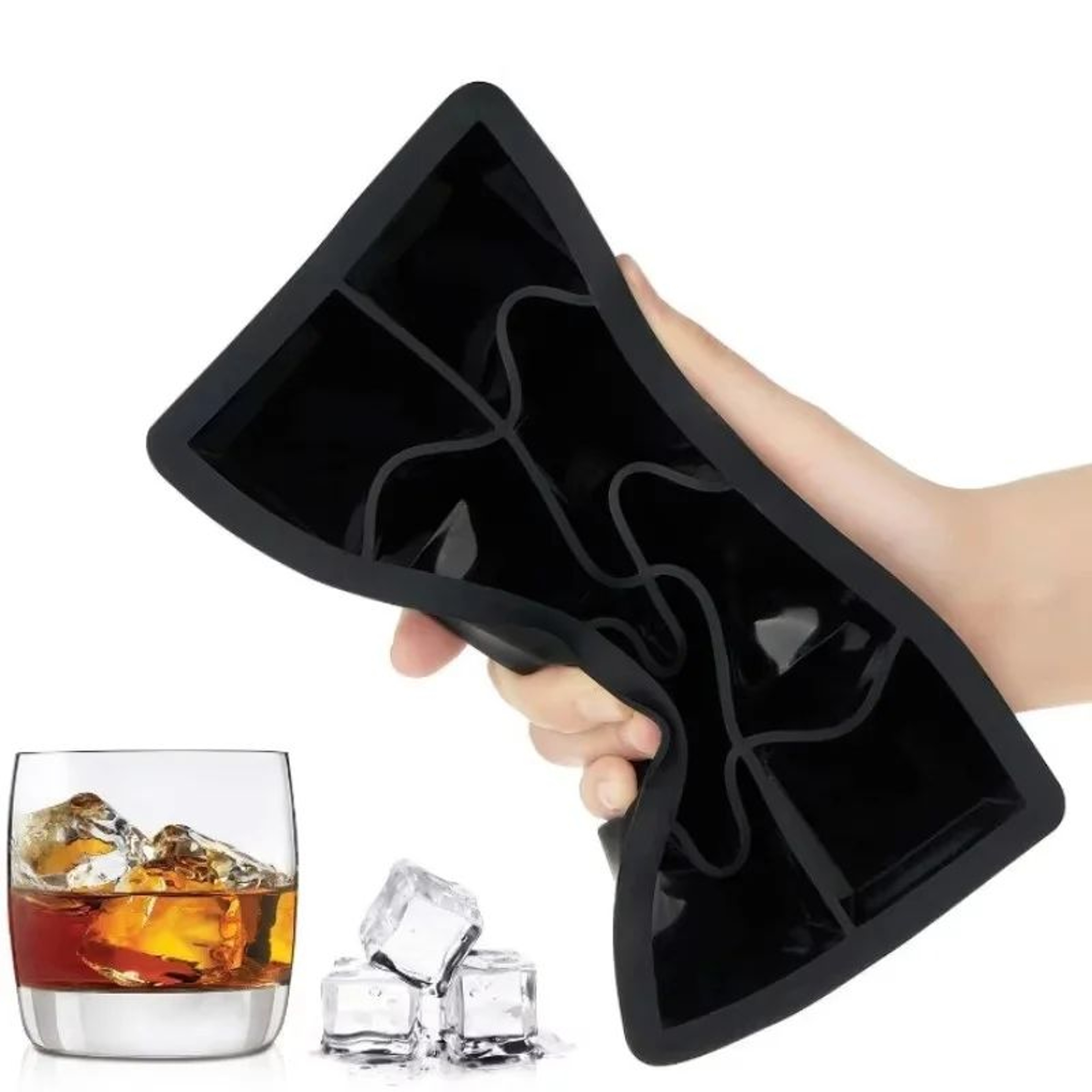 Premium Silicone Ice Cube Mold  Spherical Whiskey Ice Mold  Reusable Cocktail Ice Tray 5