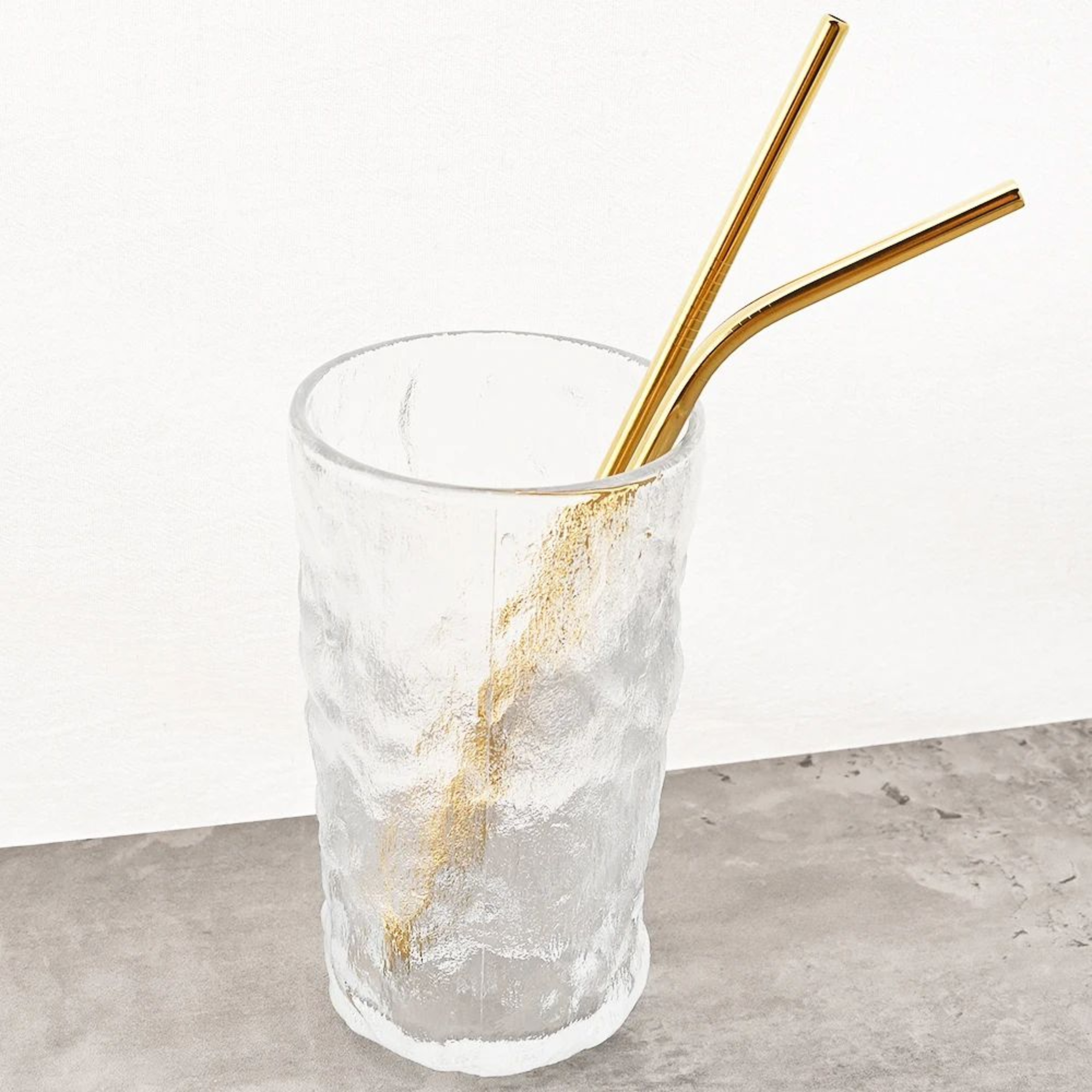 Rainbow Reusable Metal Straws Set With Cleaning Brush  Premium Stainless Steel Drinking Straws For  4