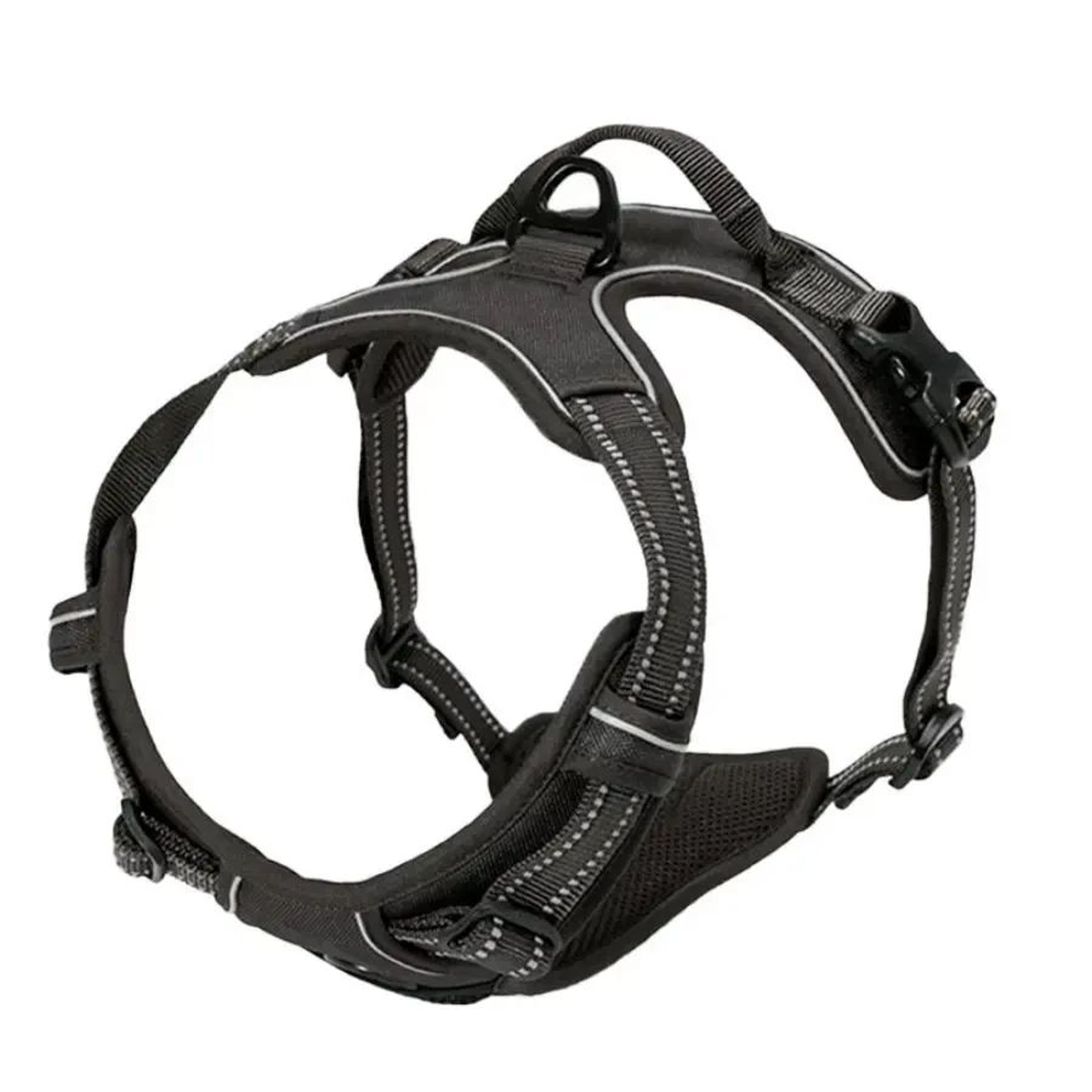 Reflective No Pull Dog Harness With Front Clip And Control Handle 7