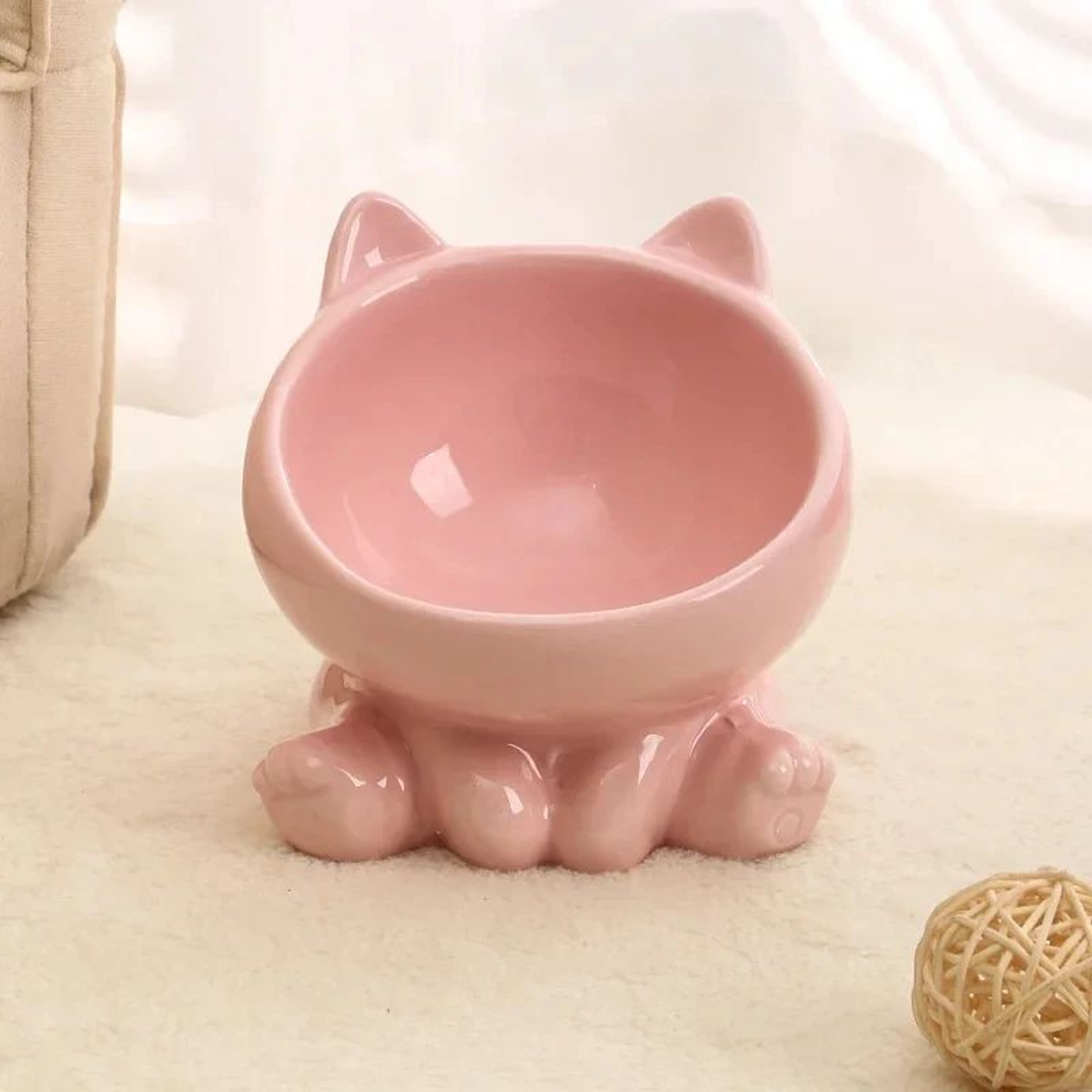 PurrLift Elevated Ceramic Cat Bowl For Food  Water 4
