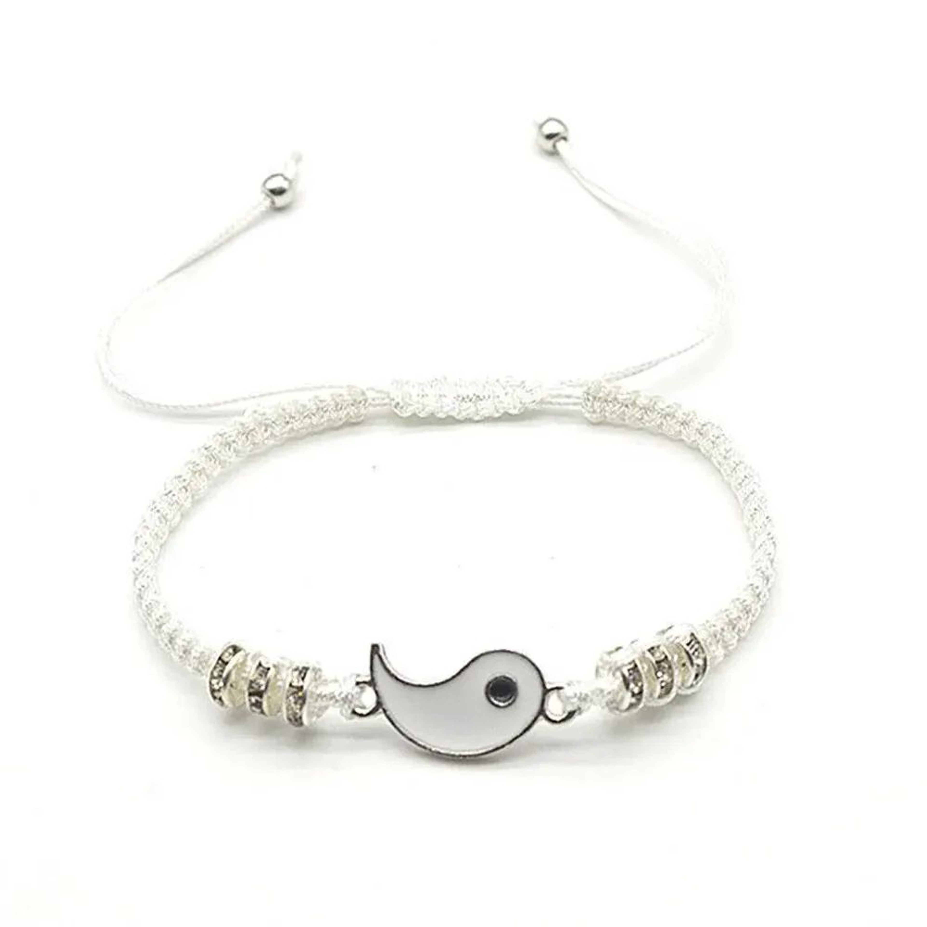 Harmony Bond Yin Yang Couple Bracelet Set  Adjustable Tai Chi Rope Bracelets For Couples  Friends 3