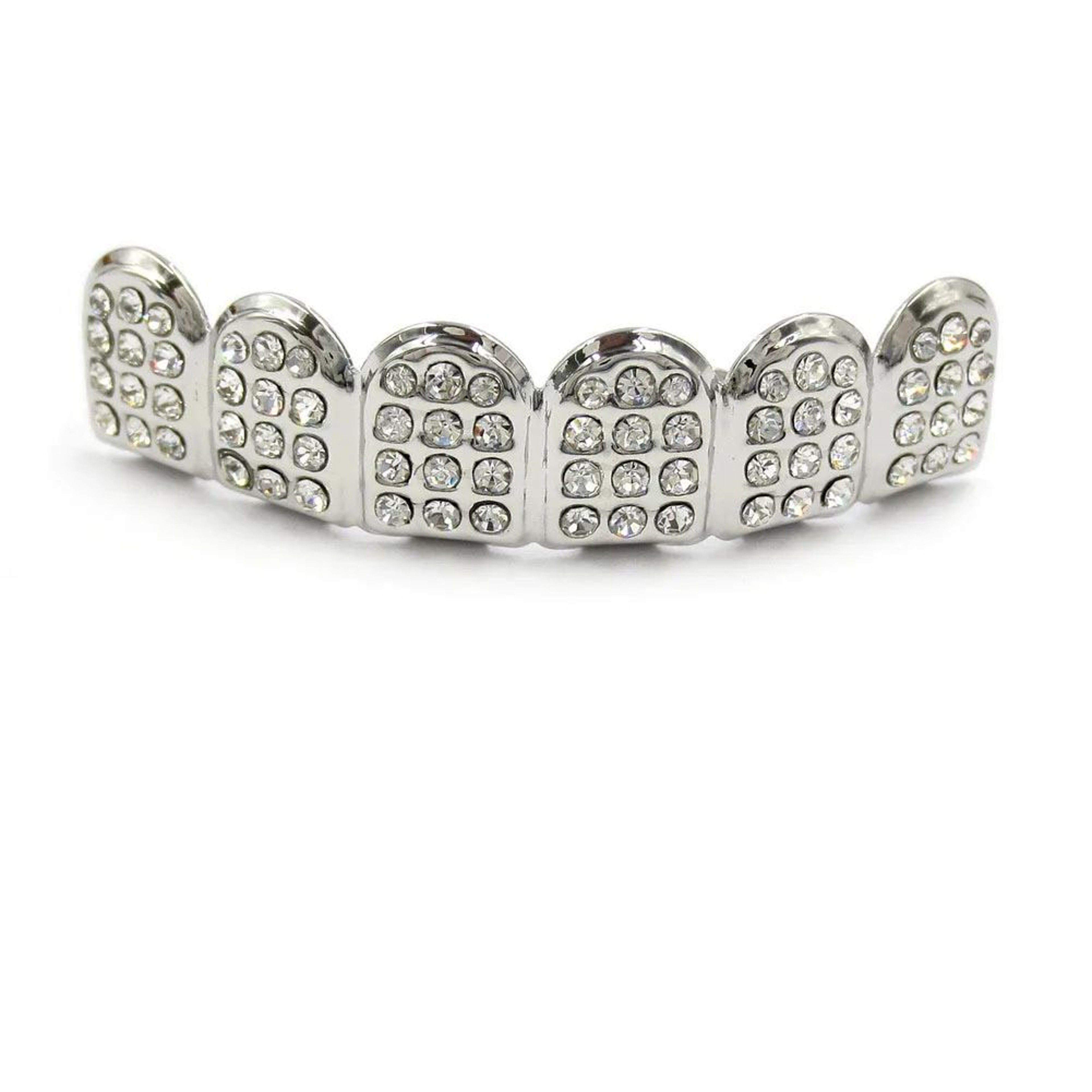 TOPGRILLZ Iced Out Grillz Top And Bottom Set For Men And Women CZ Gold Teeth Grillz In Gold Or Silv 10