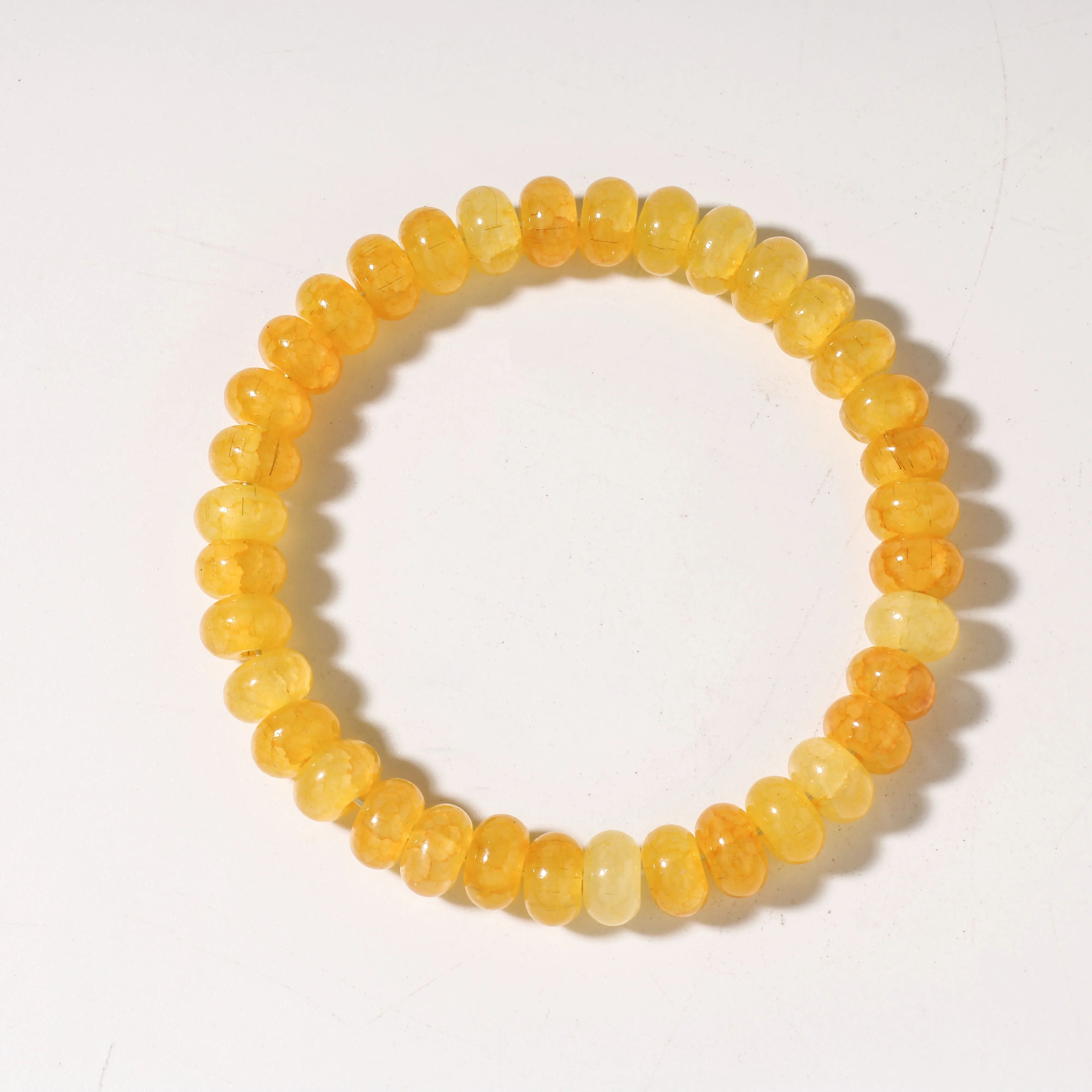Citrine Bracelet For Wealth And Positivity  Feng Shui Beaded Crystal Bracelet 7