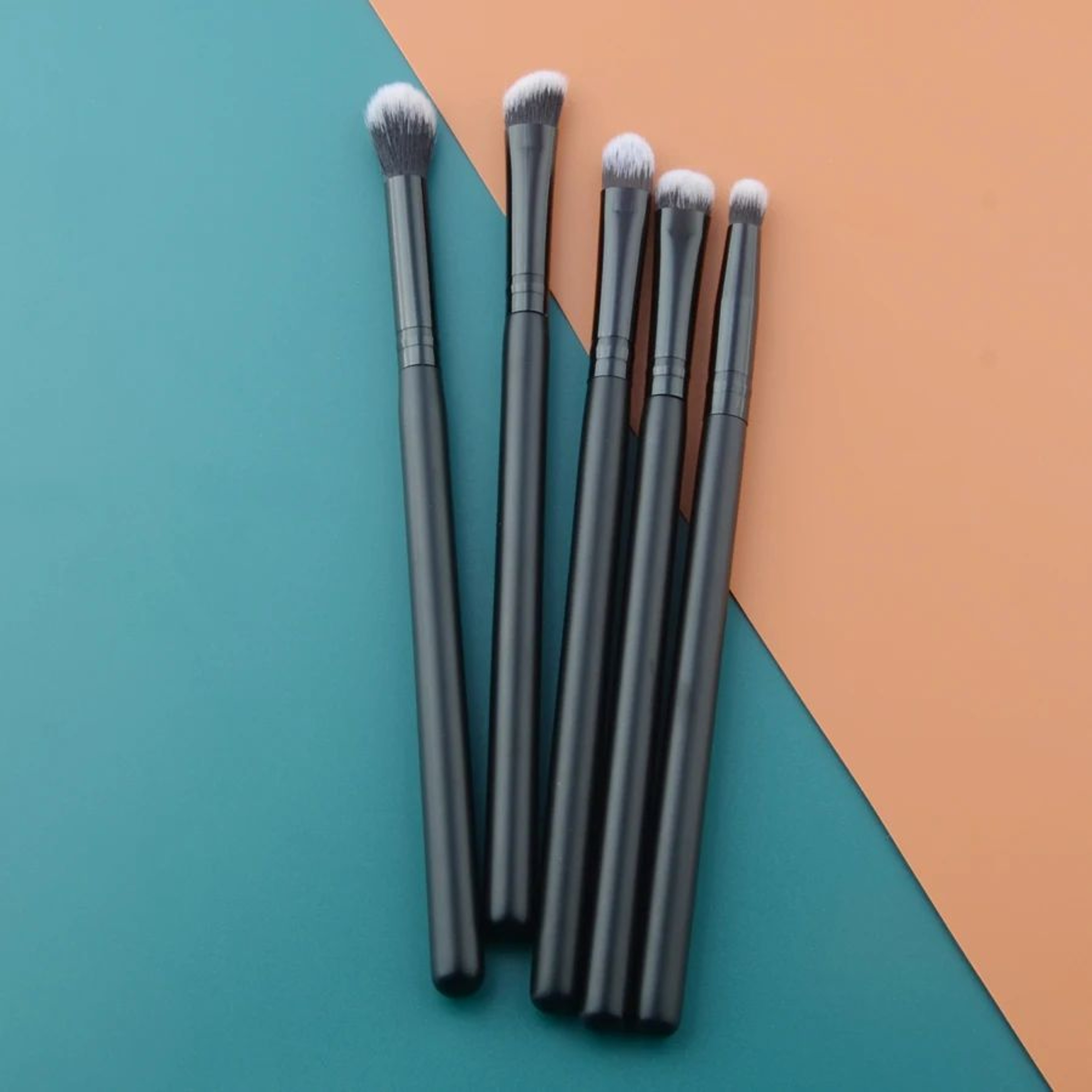 Precision 5Piece Eye Makeup Brush Set  Professional Eyeshadow Blending  Crease Brushes 0