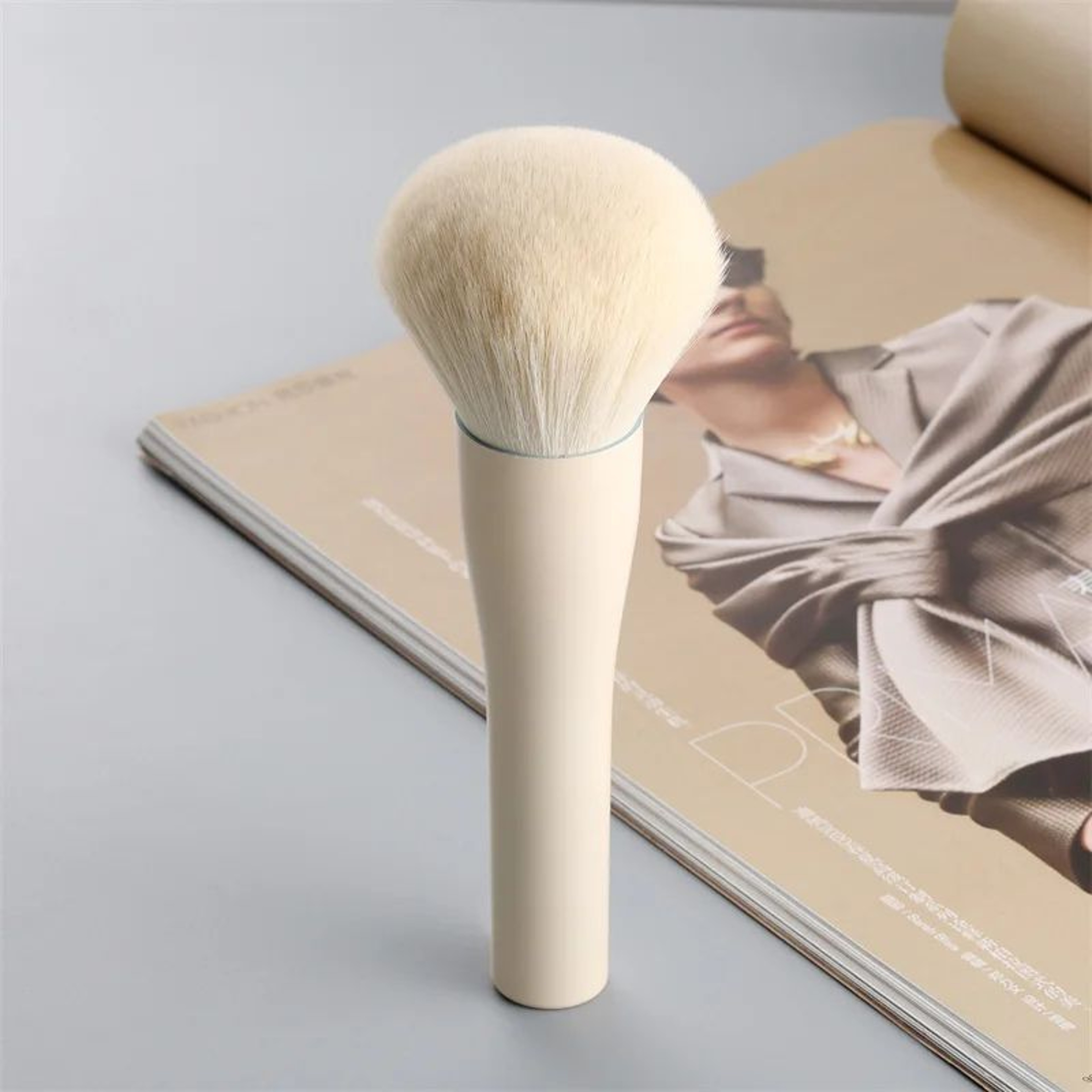 ProFluff Large Powder Brush  Soft Makeup Blending Brush For Flawless Face Powder  Mineral Foundatio 6