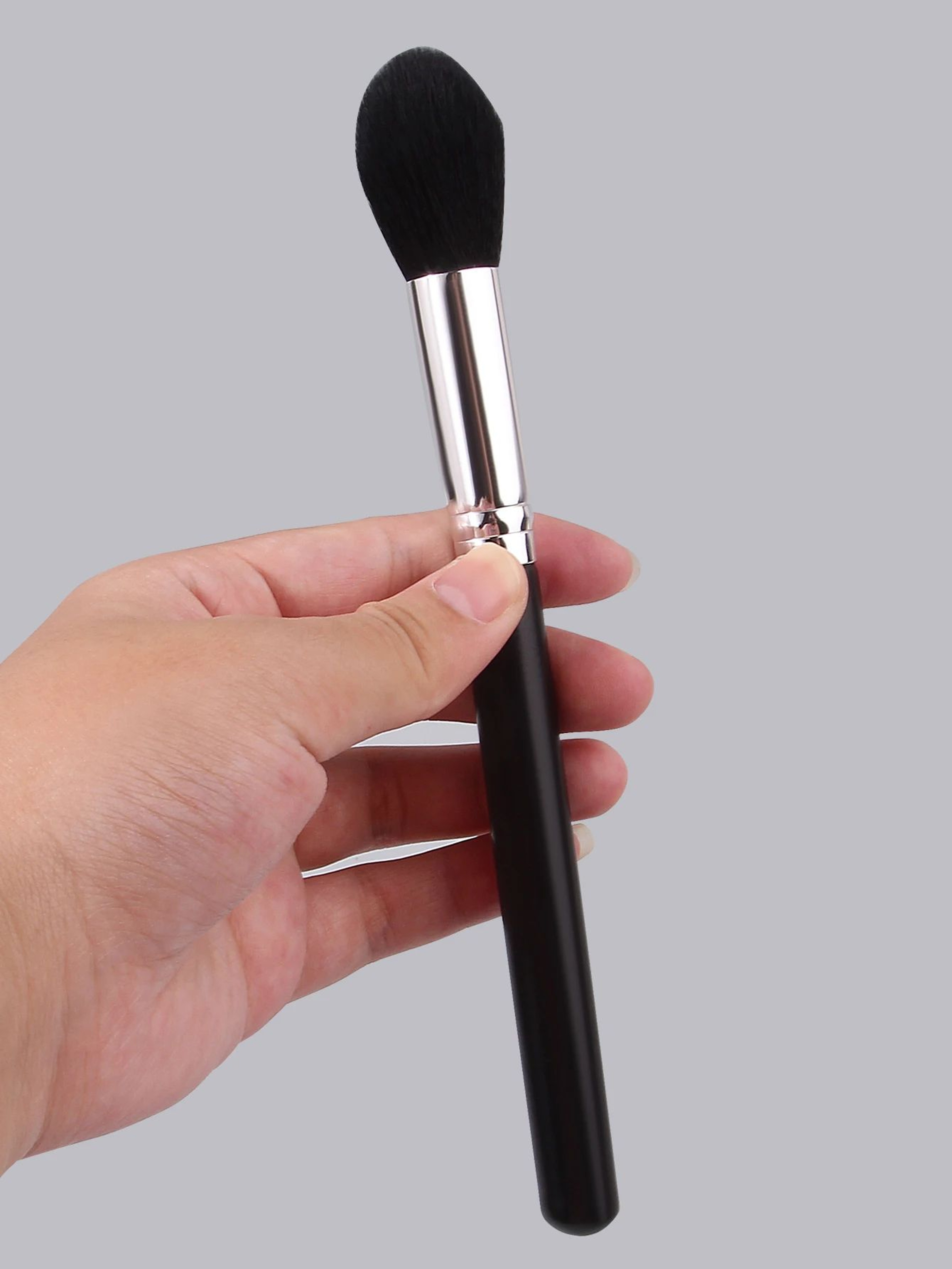 Flame Precision Blush Brush  Soft Synthetic Makeup Brush For Smooth Contour  Highlight 1