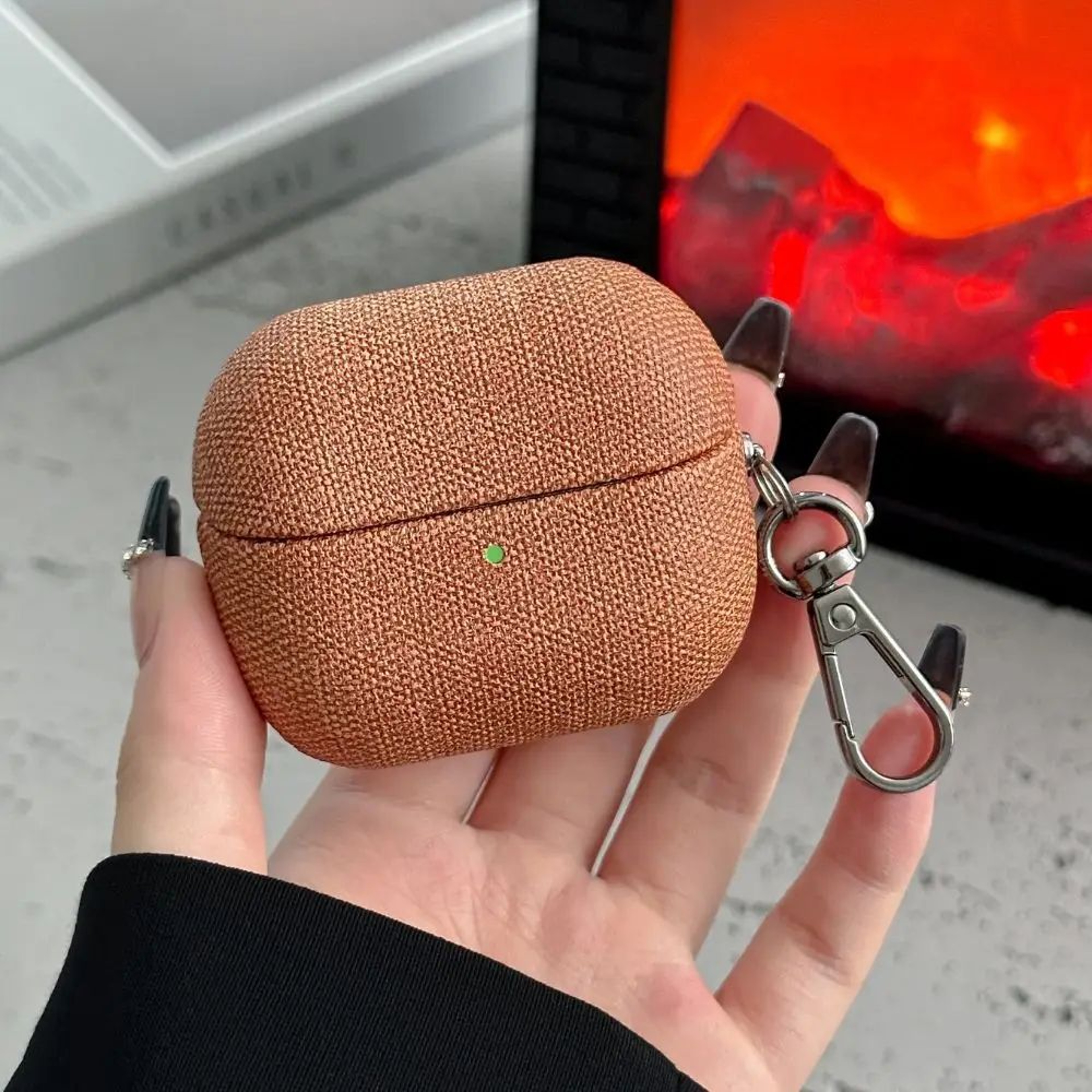 Fabric Texture Galaxy Buds 3 Pro Case  Slim Protective Galaxy Buds 3 Cover 2