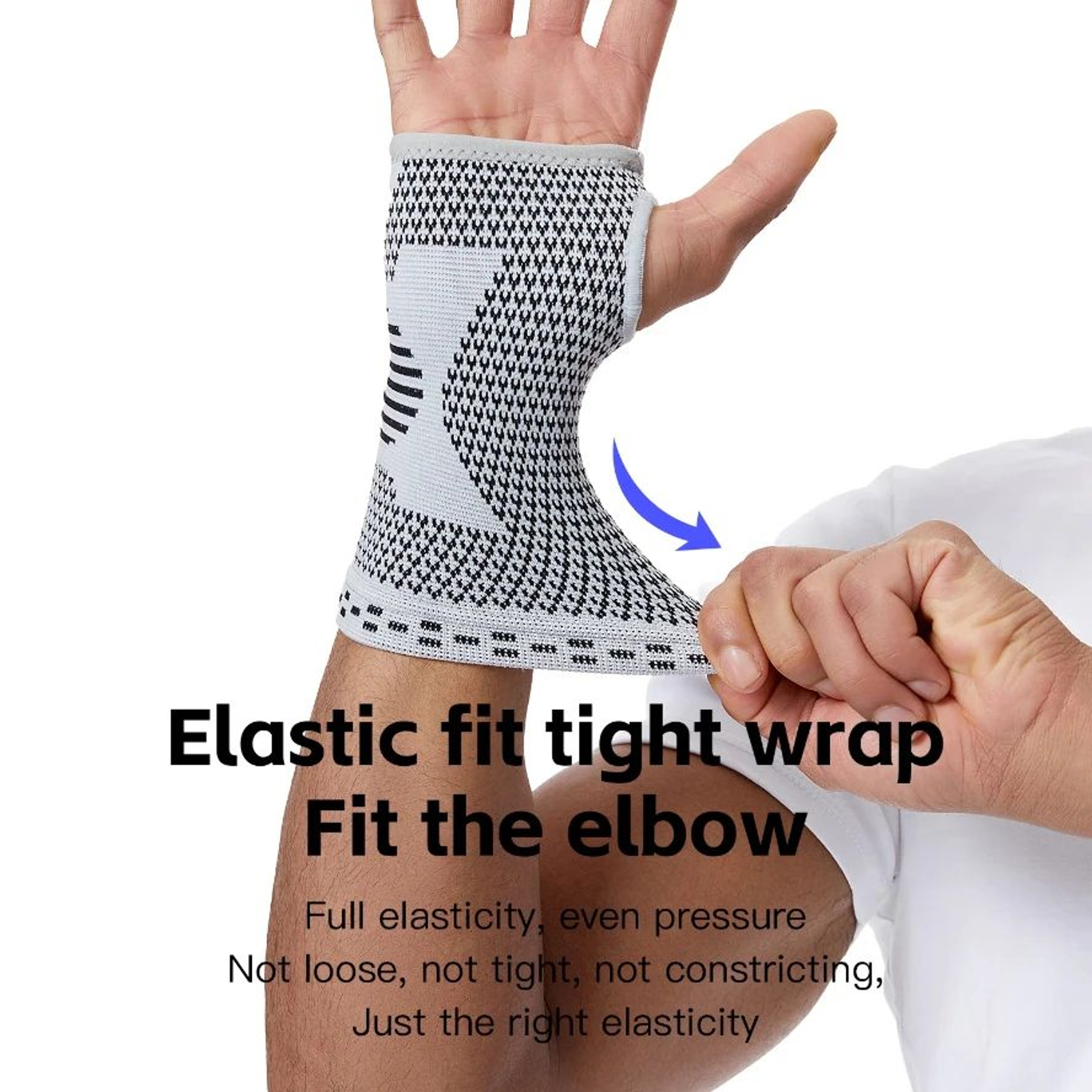 Adjustable Gym Wrist Support Brace  Compression Wrist Wrap For Carpal Tunnel Relief  Weightlifting  2