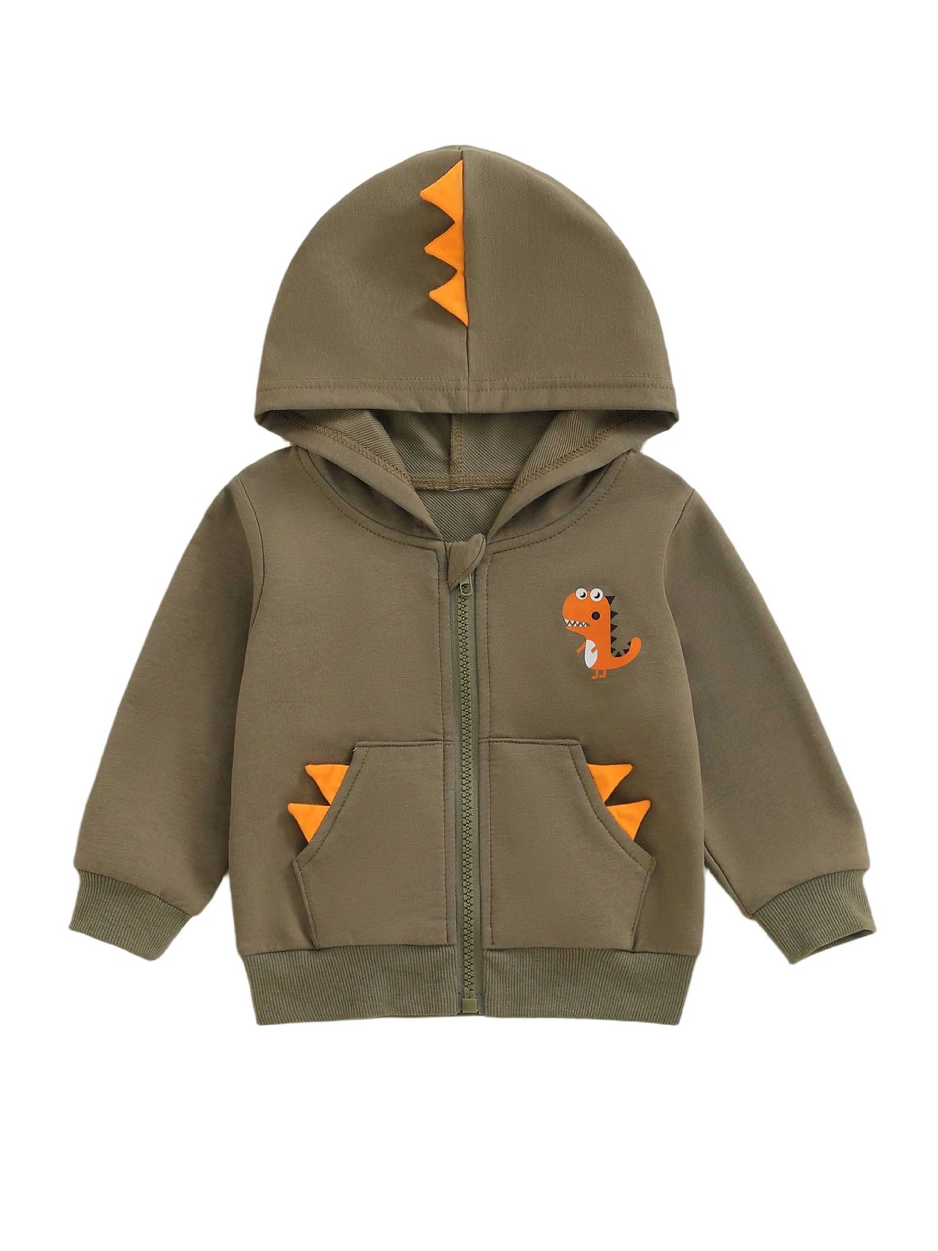 CozyBear Baby Winter Puffer Jacket  FleeceLined Infant Bear Hoodie Coat For Boys  Girls 0