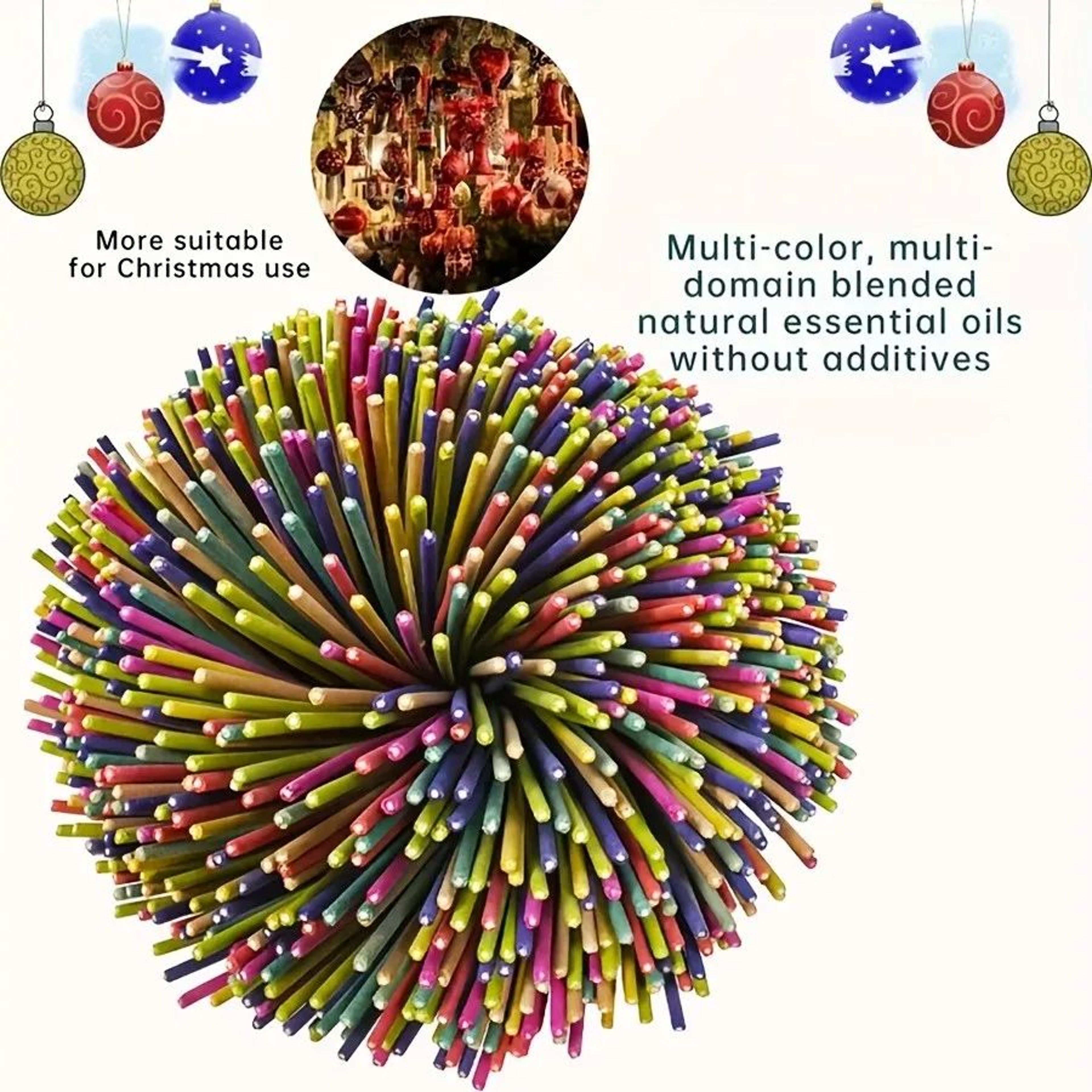 MultiScent Aromatherapy Incense Sticks Set  White Sage Lavender Rose Lemongrass  Jasmine LongLastin 1