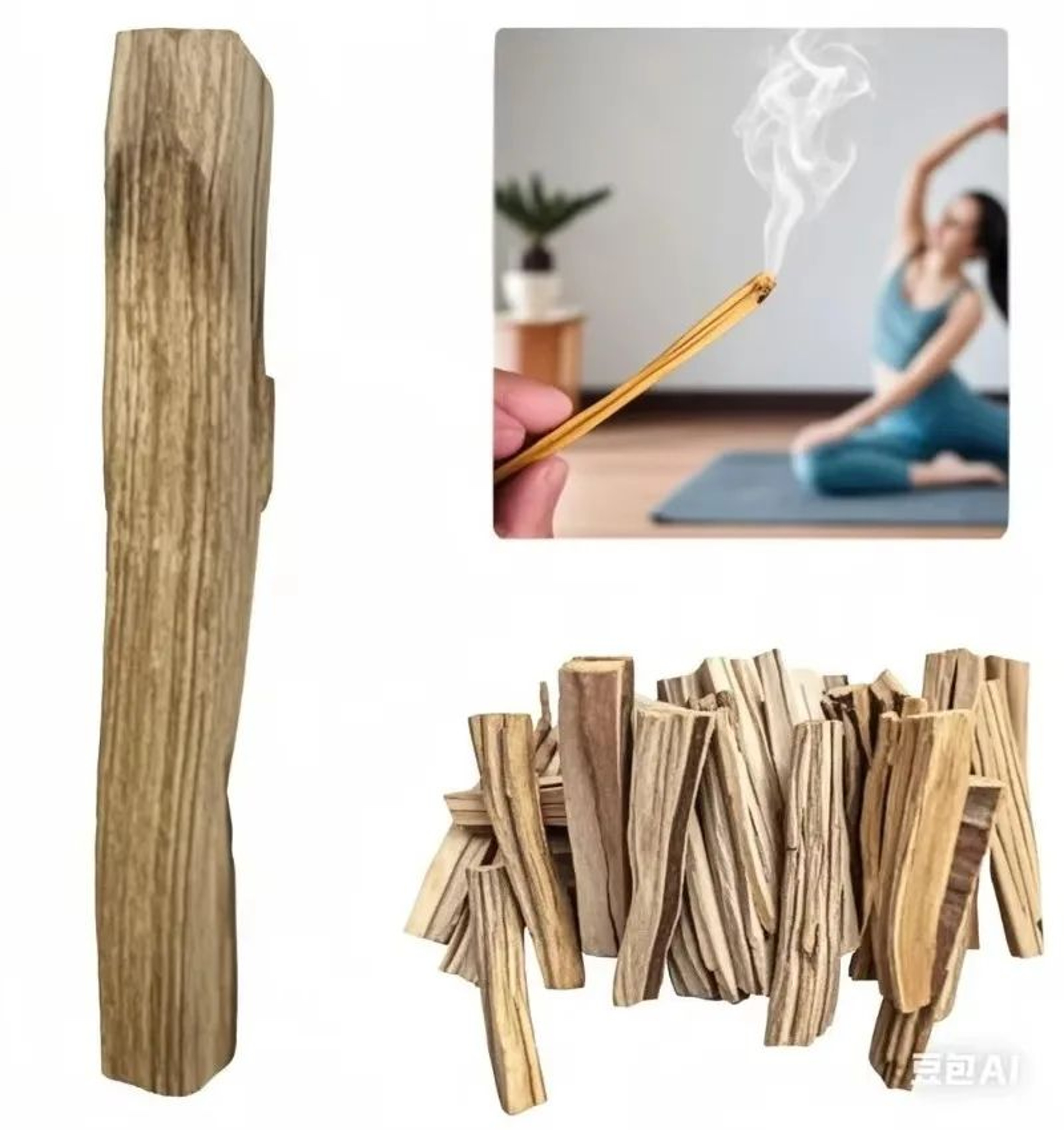 Palo Santo Incense Sticks  Natural Aromatherapy Meditation  Energy Cleansing Wood 10Piece Set 1