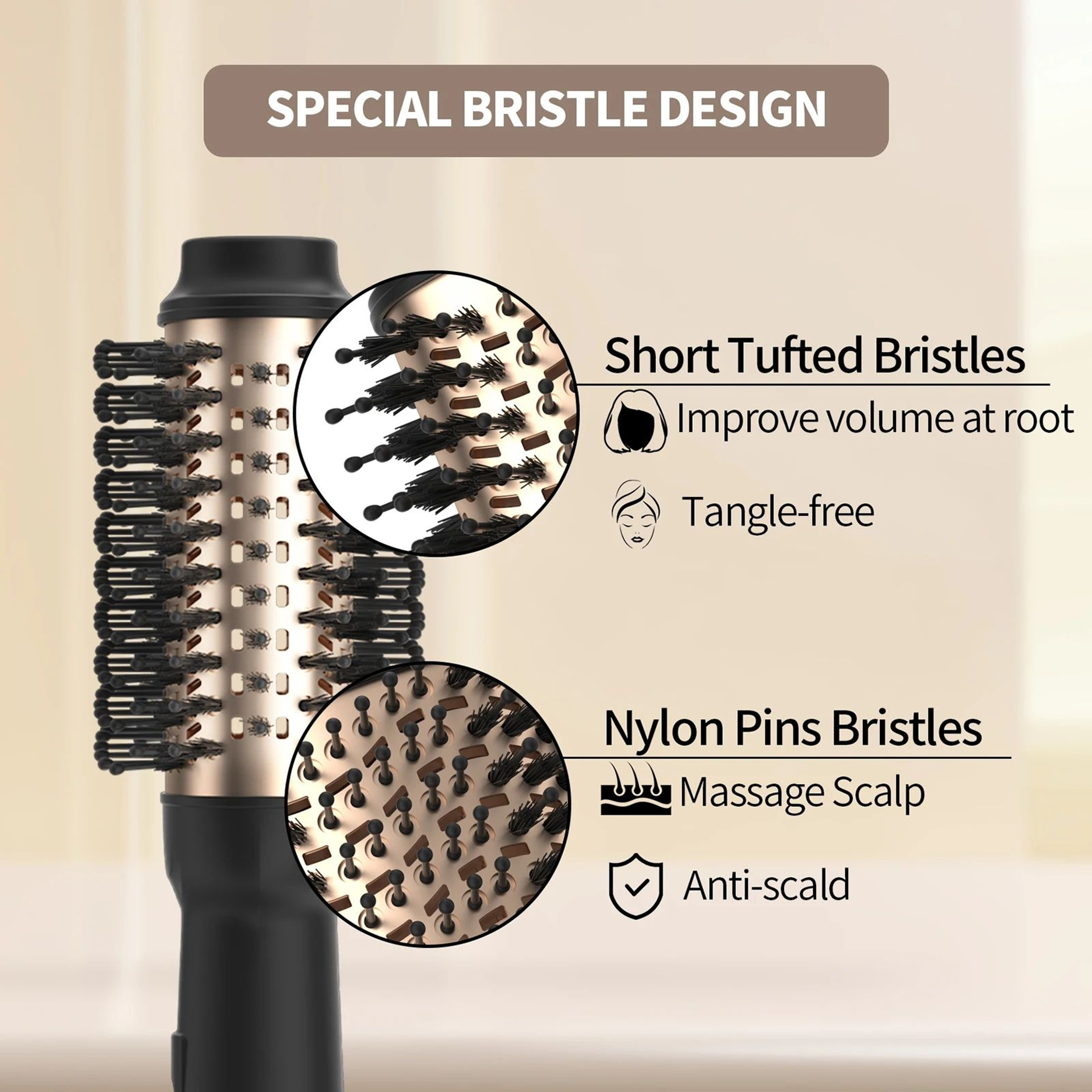 SilkStyle Pro 4in1 Ionic Hot Air Brush  Blow Dryer Brush Styler For Smooth Voluminous Hair 2
