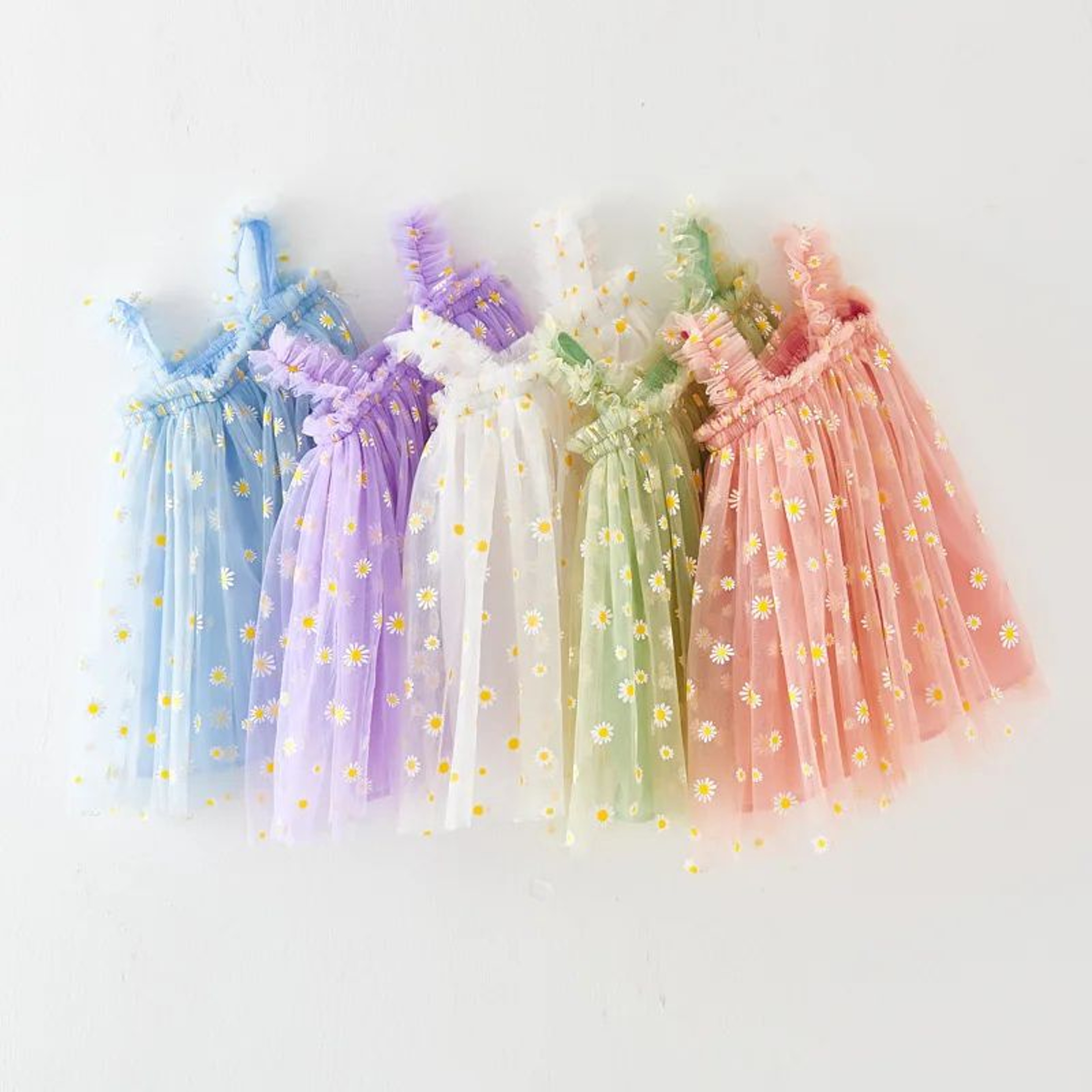 Daisy Princess Toddler Girl Dress For Birthdays Weddings  Summer Parties 0
