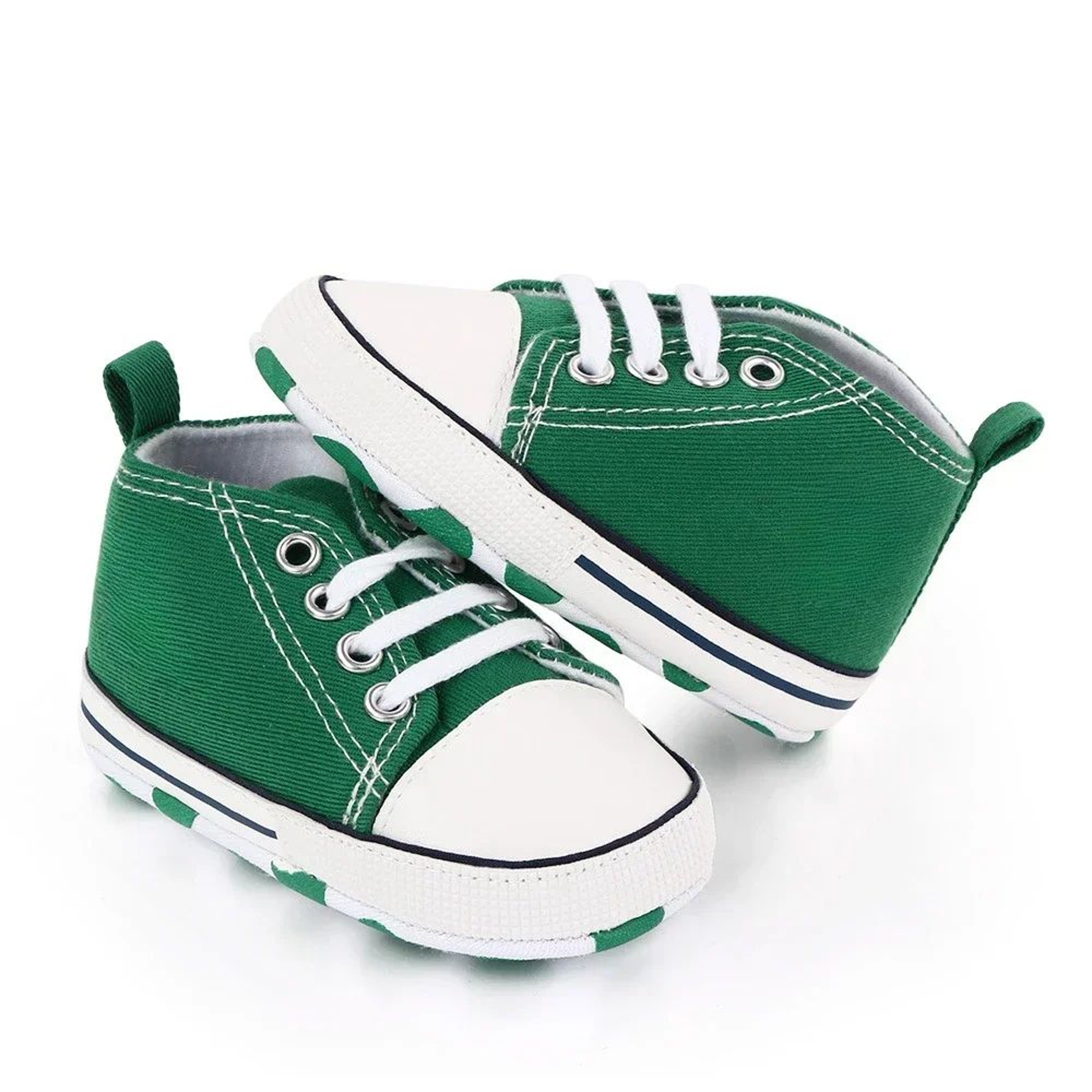 Classic Canvas Baby First Walker Sneakers  Soft Sole Newborn Prewalker Shoes 10