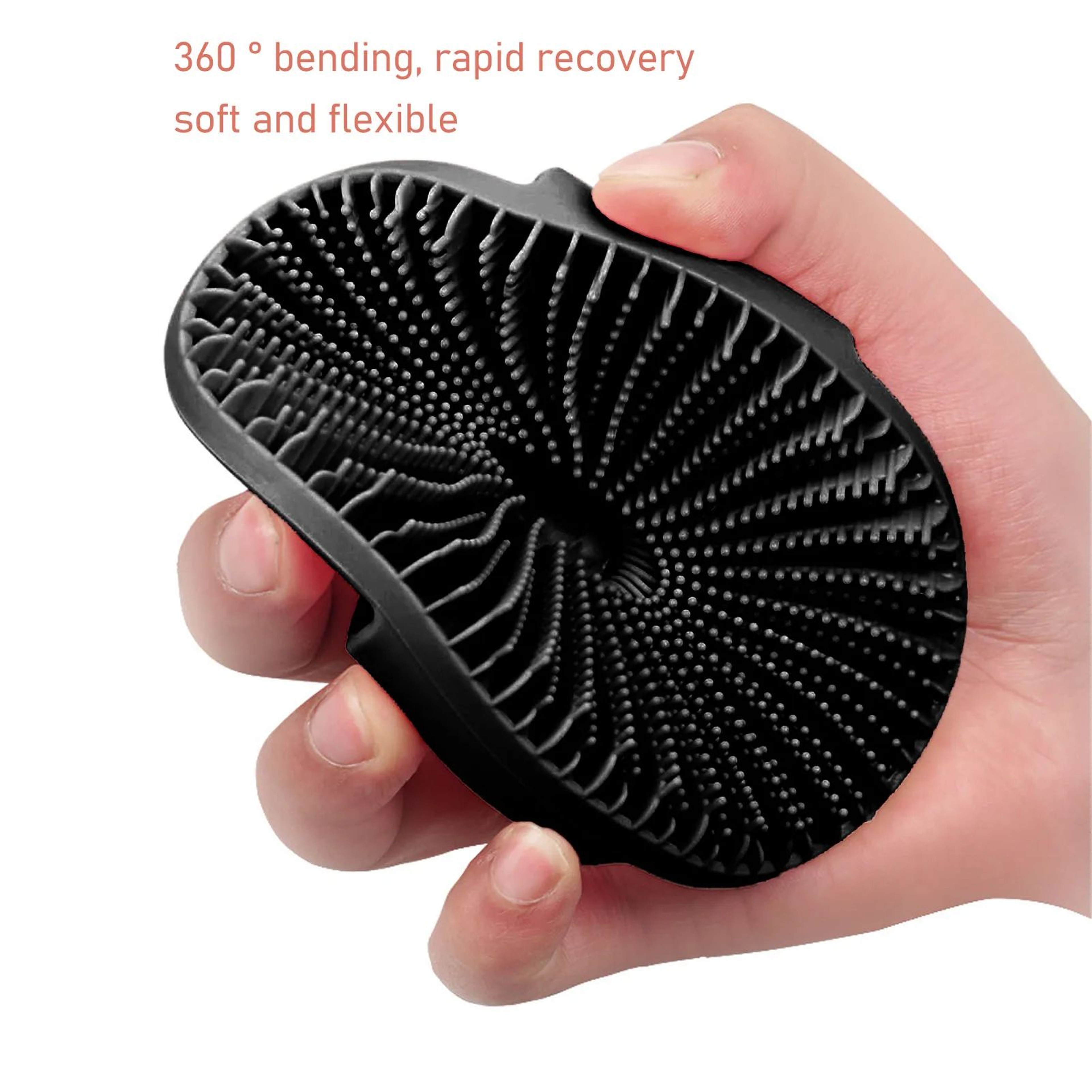 SilkyClean Silicone Body Scrubber  Gentle Exfoliating Bath Brush For Smooth Radiant Skin 2