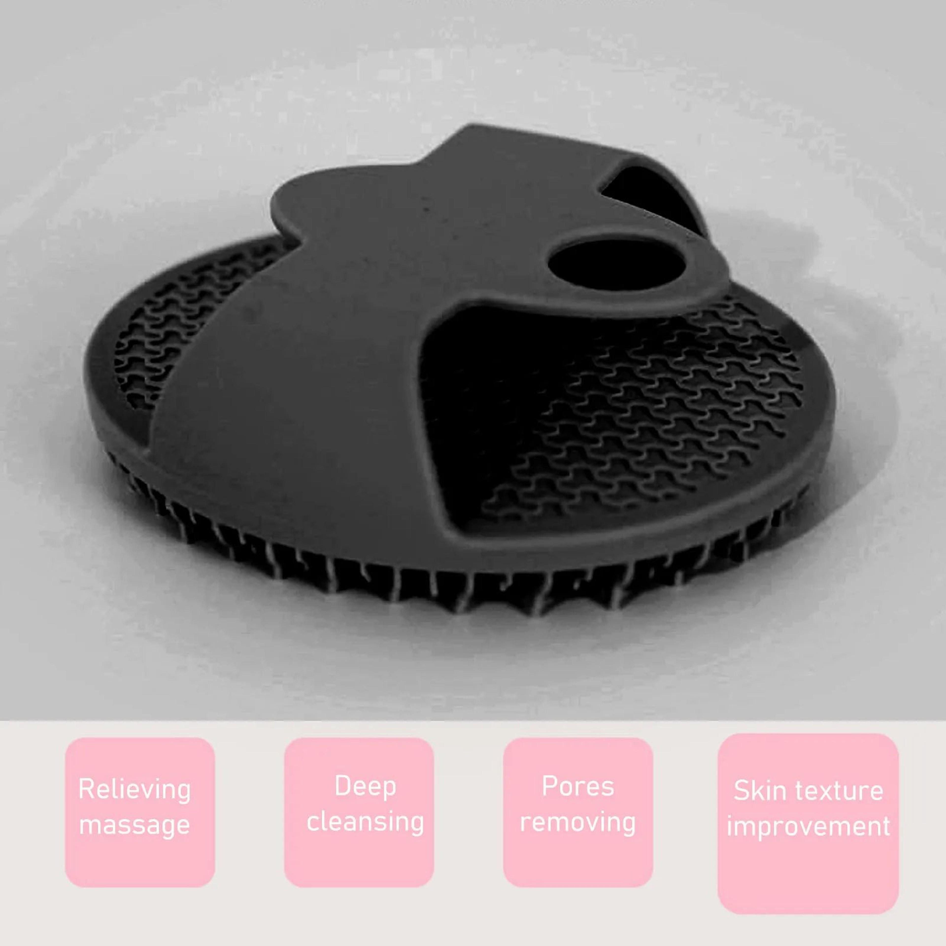 SilkyClean Silicone Body Scrubber  Gentle Exfoliating Bath Brush For Smooth Radiant Skin 4