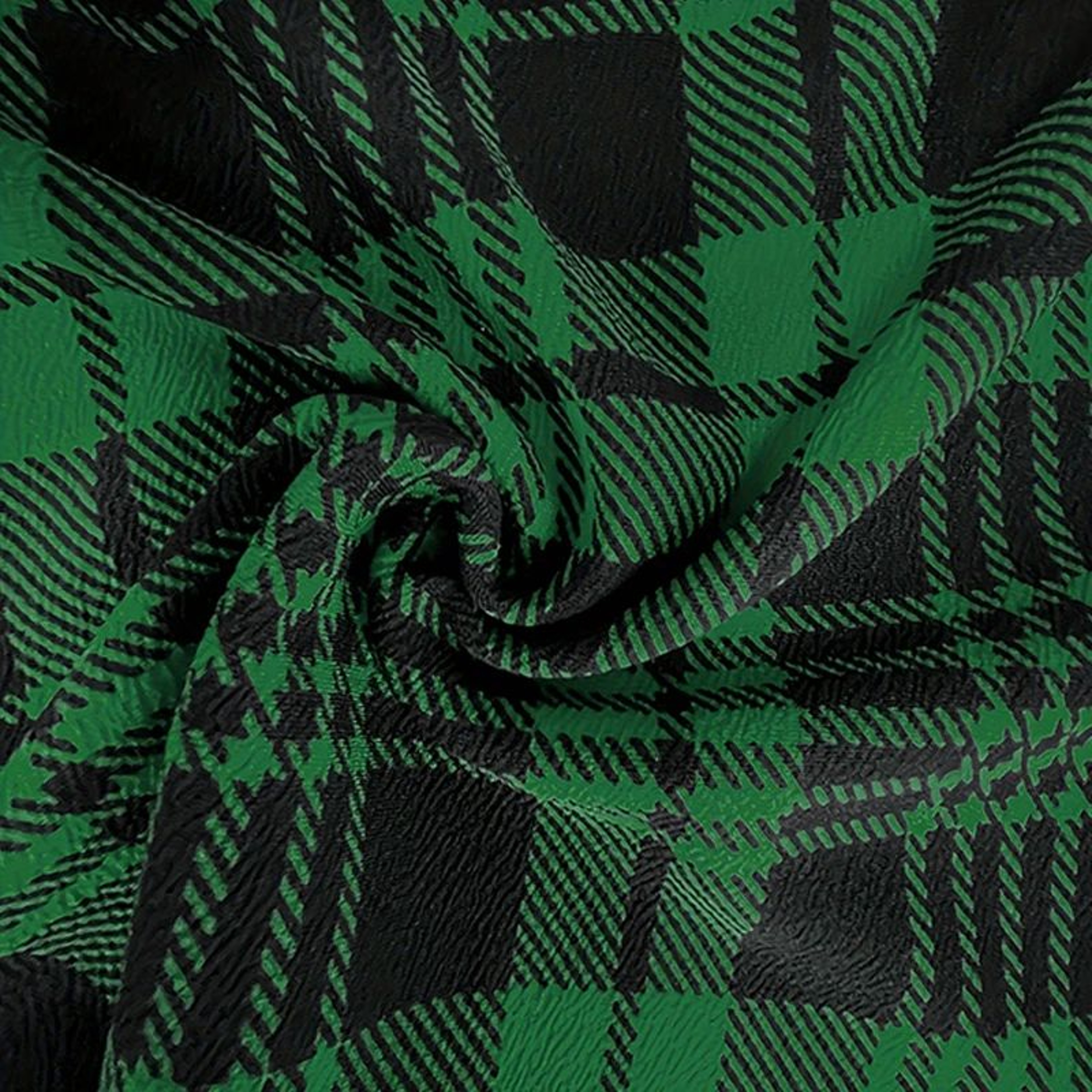 Plus Size Plaid Mini Skirt For Women  Green HighWaist Office Streetwear 5