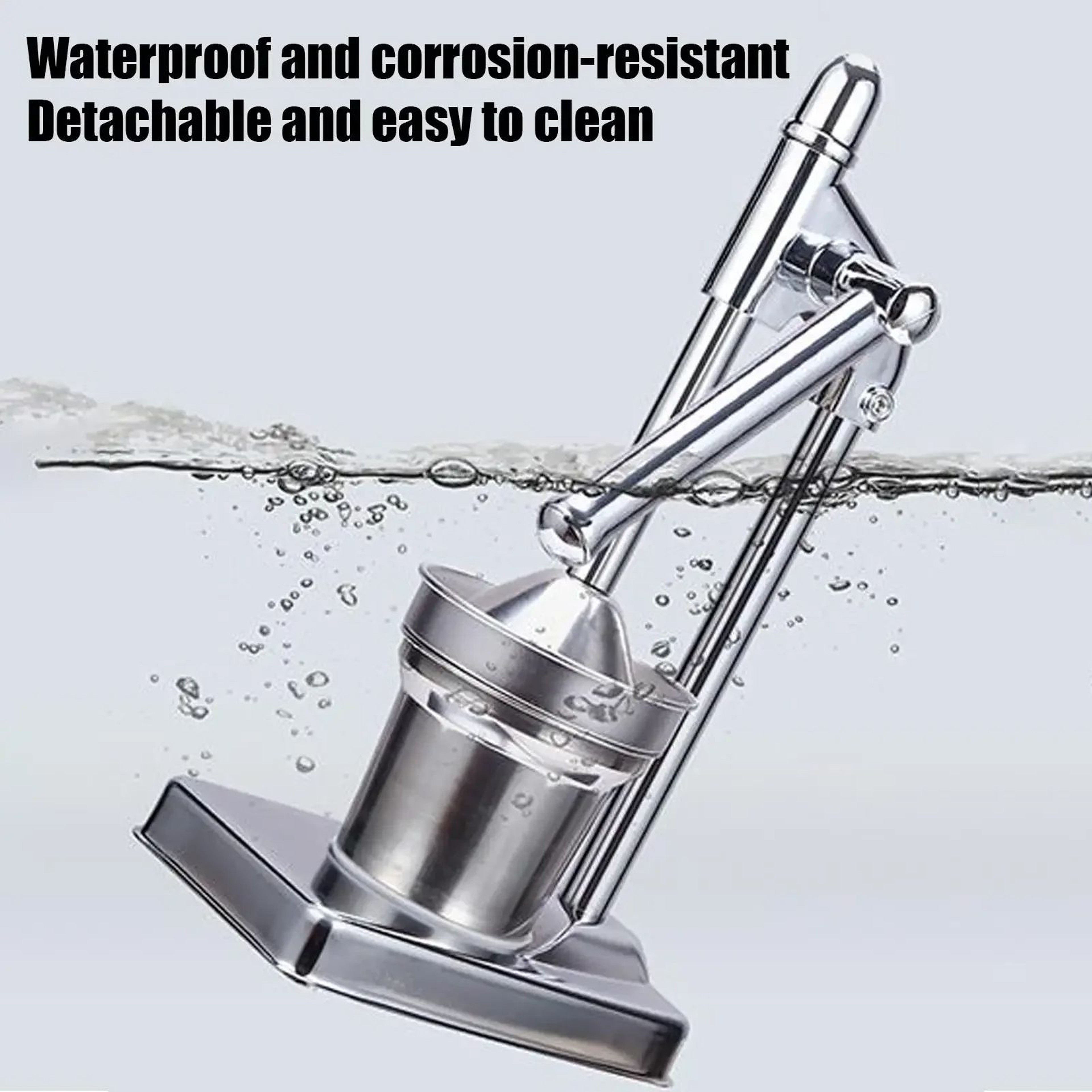 FreshPress Pro Stainless Steel Manual Citrus Juicer  HeavyDuty Handheld Fruit Squeezer For Fresh Ju 2
