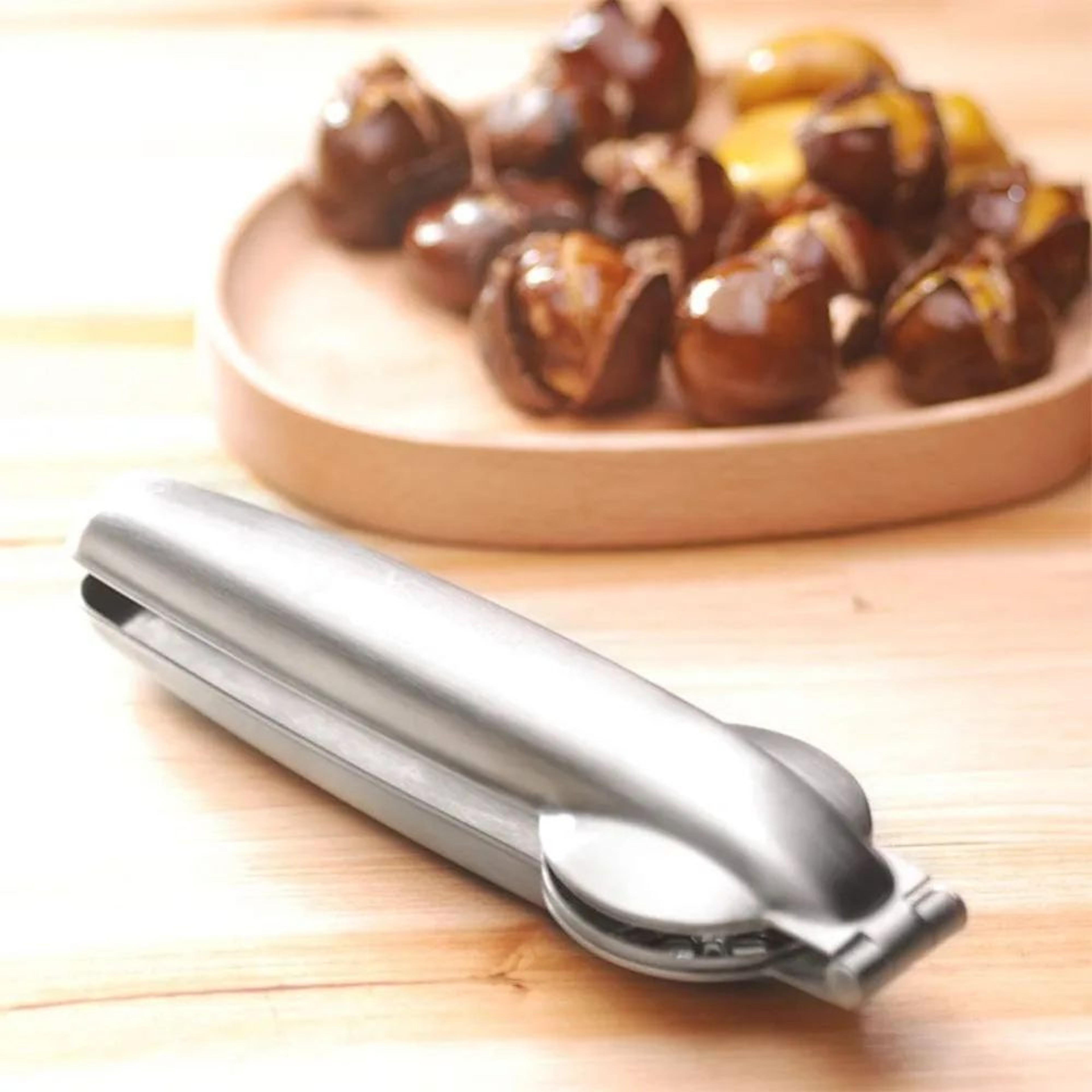 Premium Stainless Steel Chestnut Cutter Tool  Safe  Effortless Nut Shell Opener 4