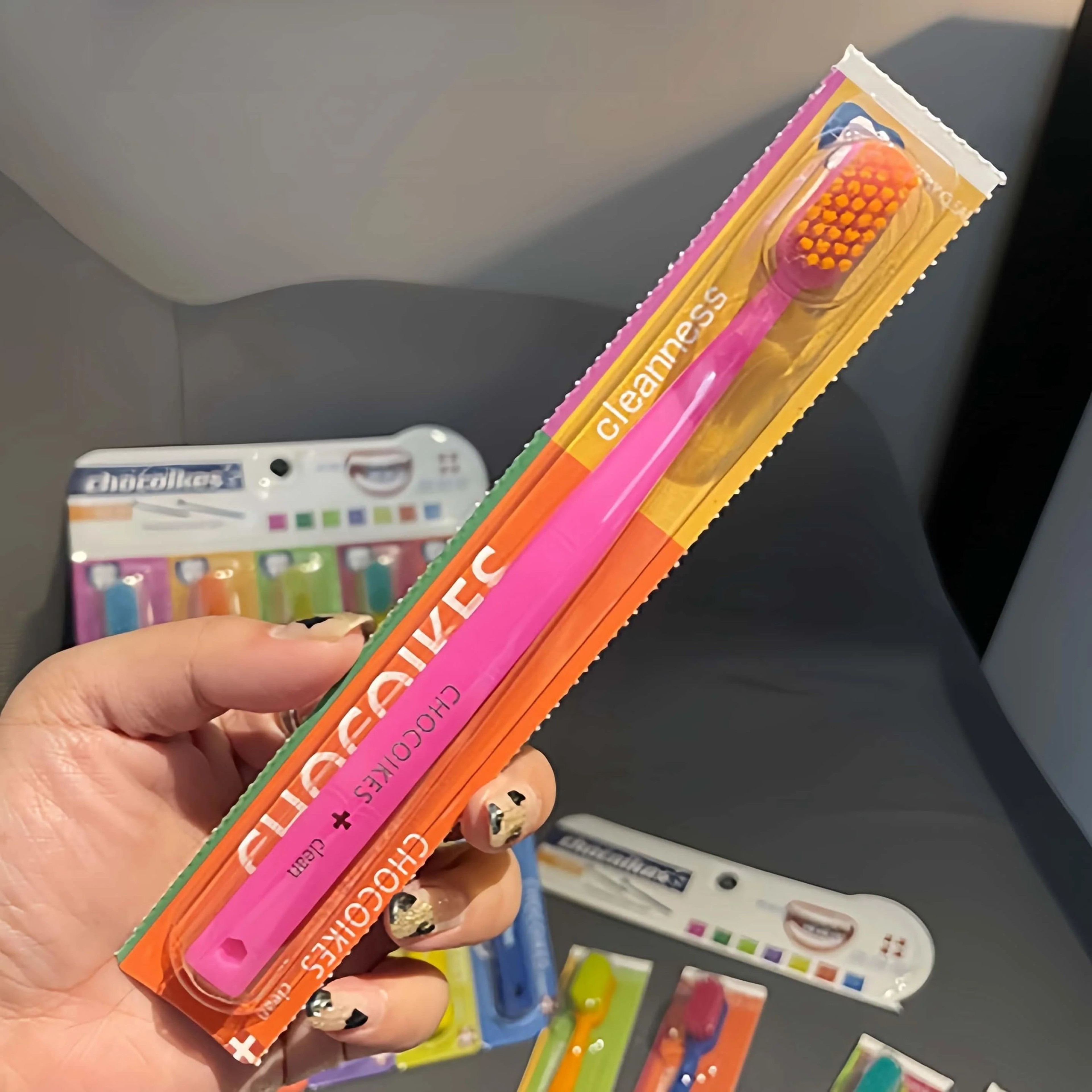 Soft Bristle Travel Toothbrush Set  5Pack Ergonomic Nylon Toothbrushes For Daily  OntheGo Care 1