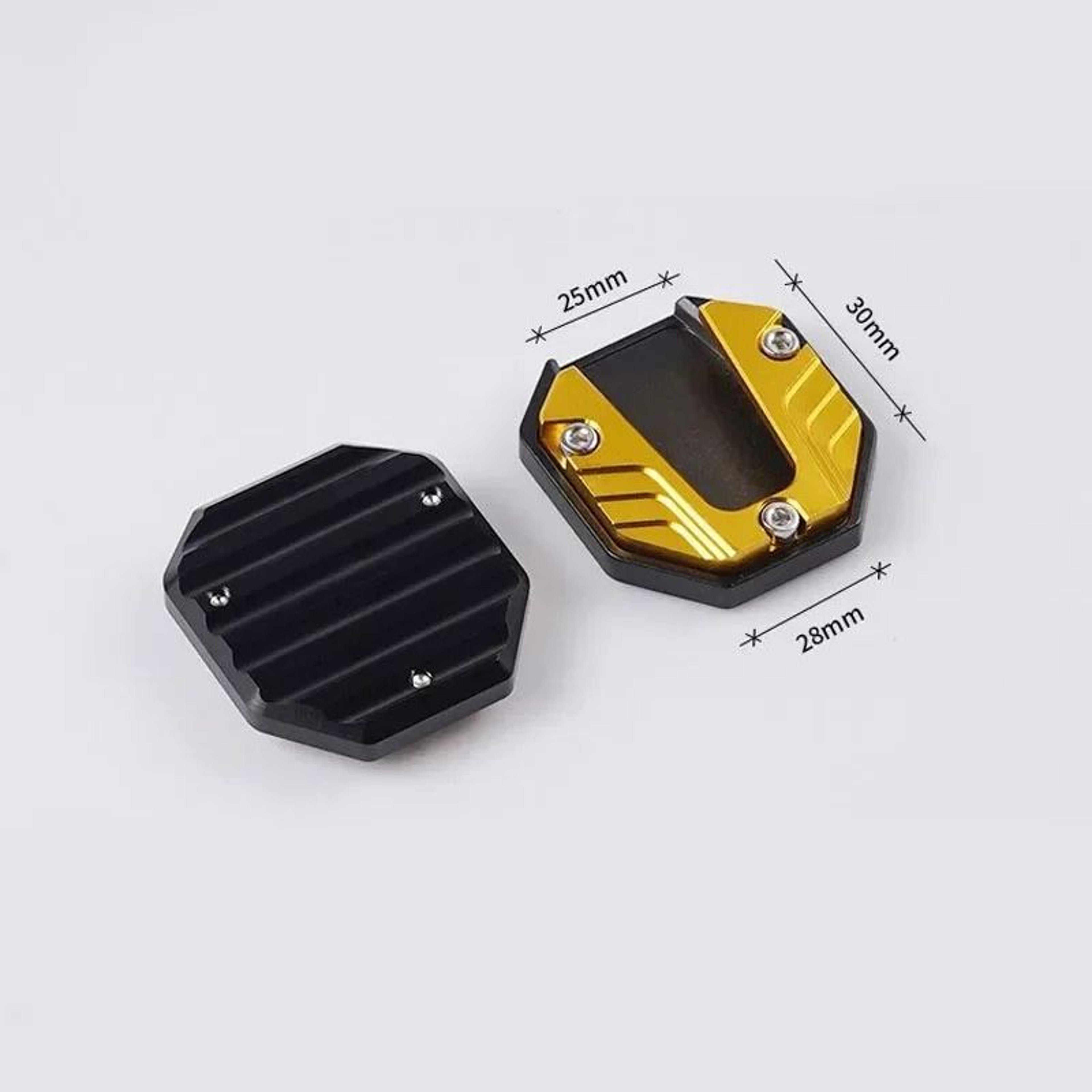 Universal Motorcycle Kickstand Pad Side Stand Extension for Scooters & Bikes – view 6