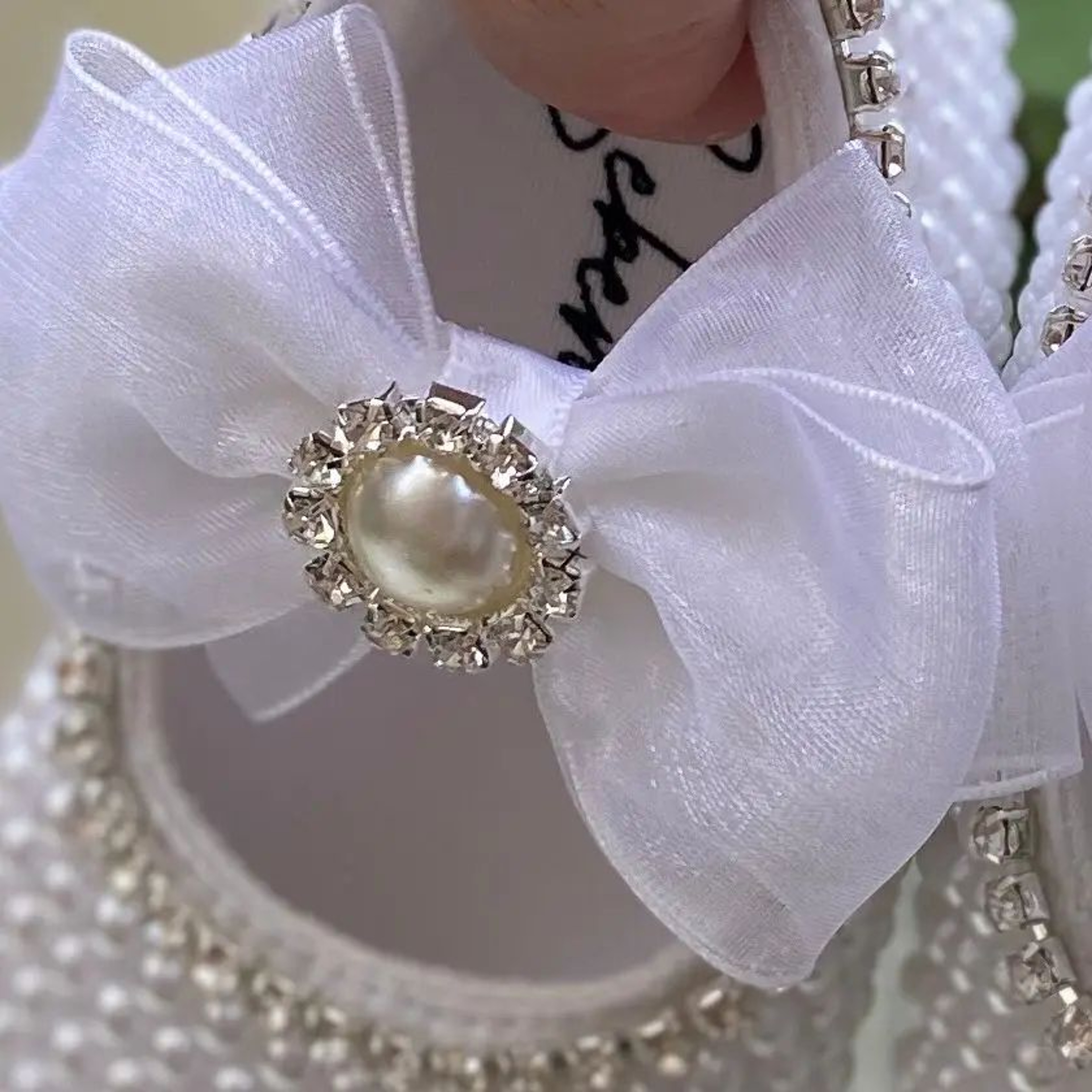 Elegant Pearl Christening Baby Shoes For Newborns 03 Months 3