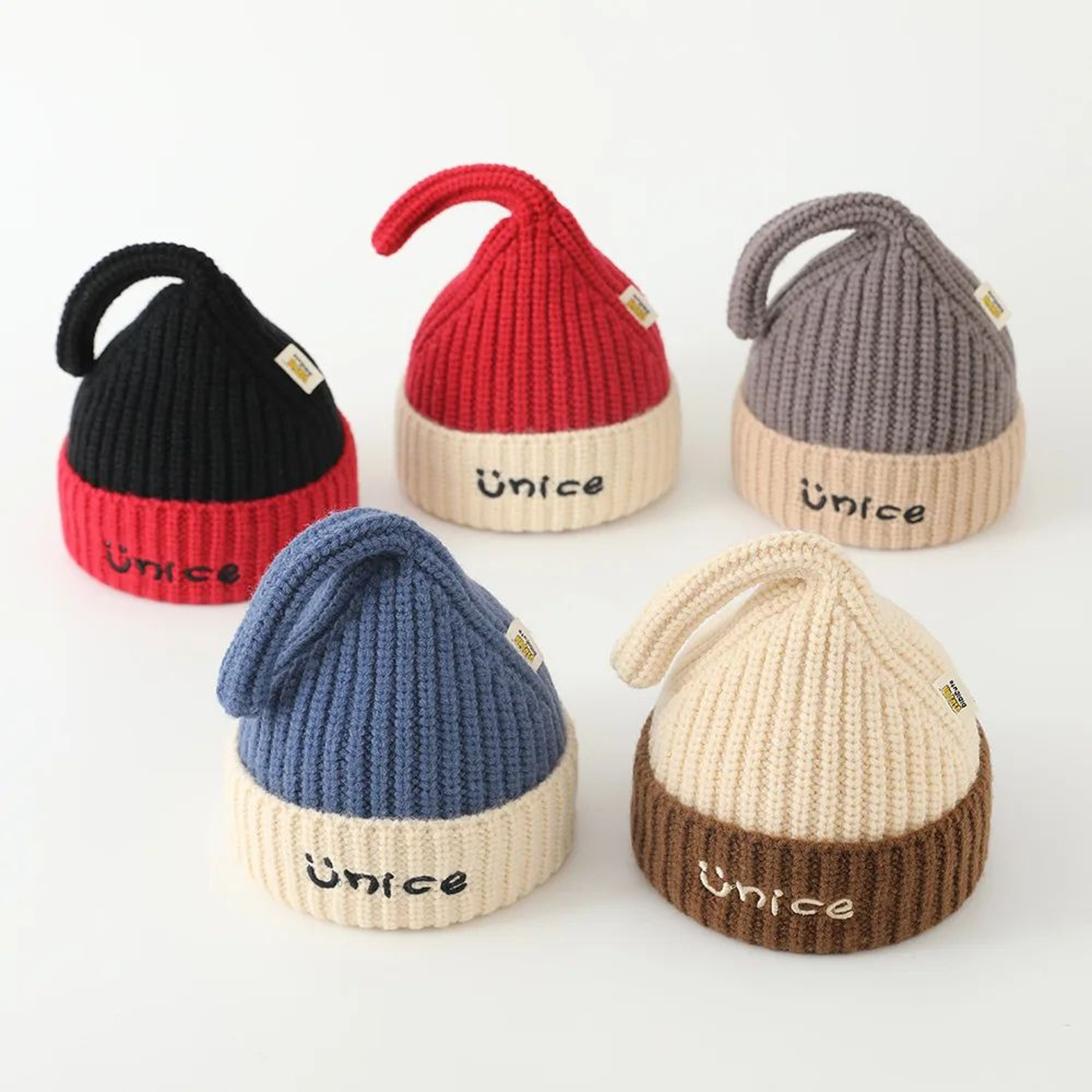 Cozy Knit Kids Ear Warmer Hat  Windproof Baby Winter Hat For Boys  Girls 1