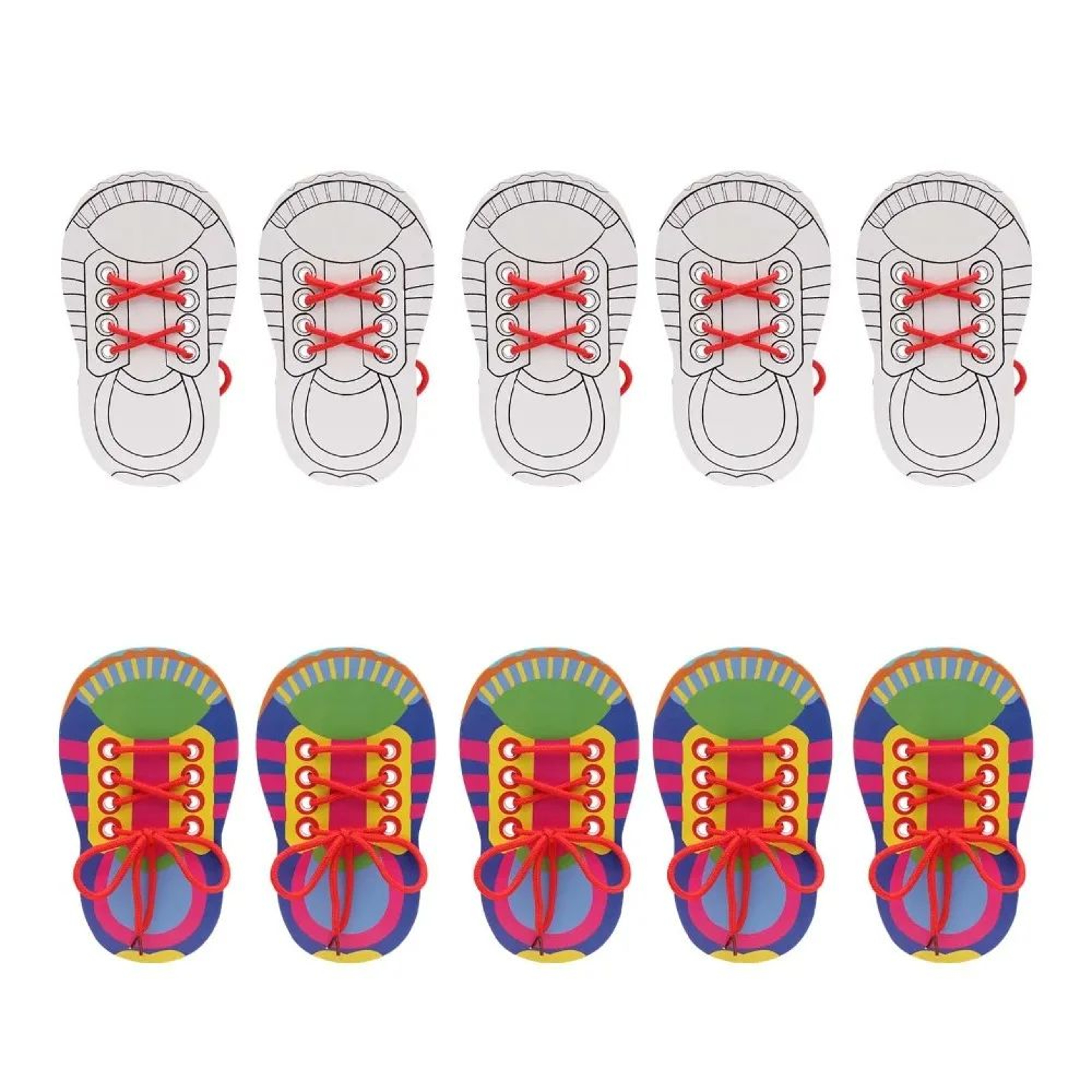 SmartStep Shoelace Tying Toy For Kids  Montessori Lacing Board  Fine Motor Skills Trainer 8