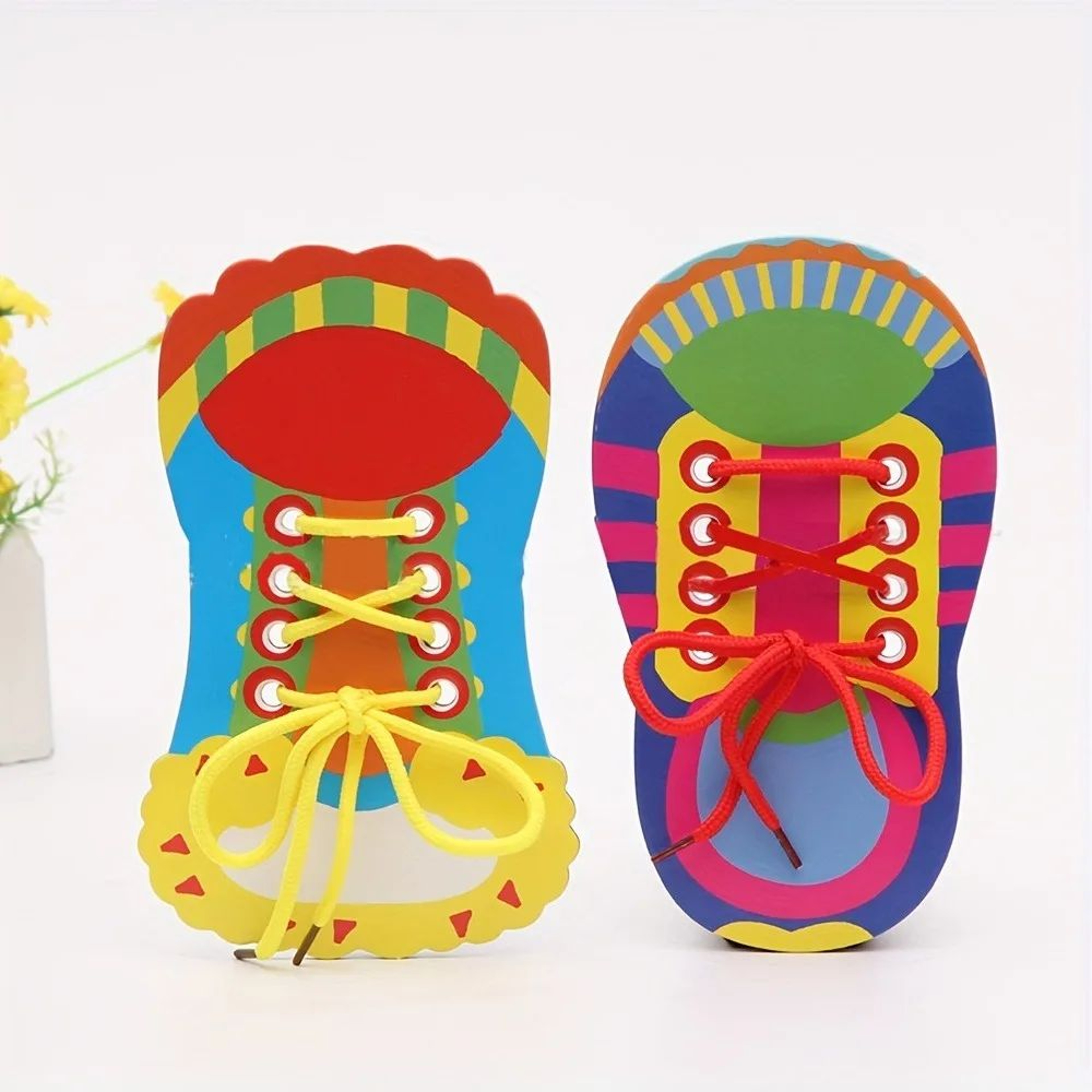 SmartStep Shoelace Tying Toy For Kids  Montessori Lacing Board  Fine Motor Skills Trainer 10