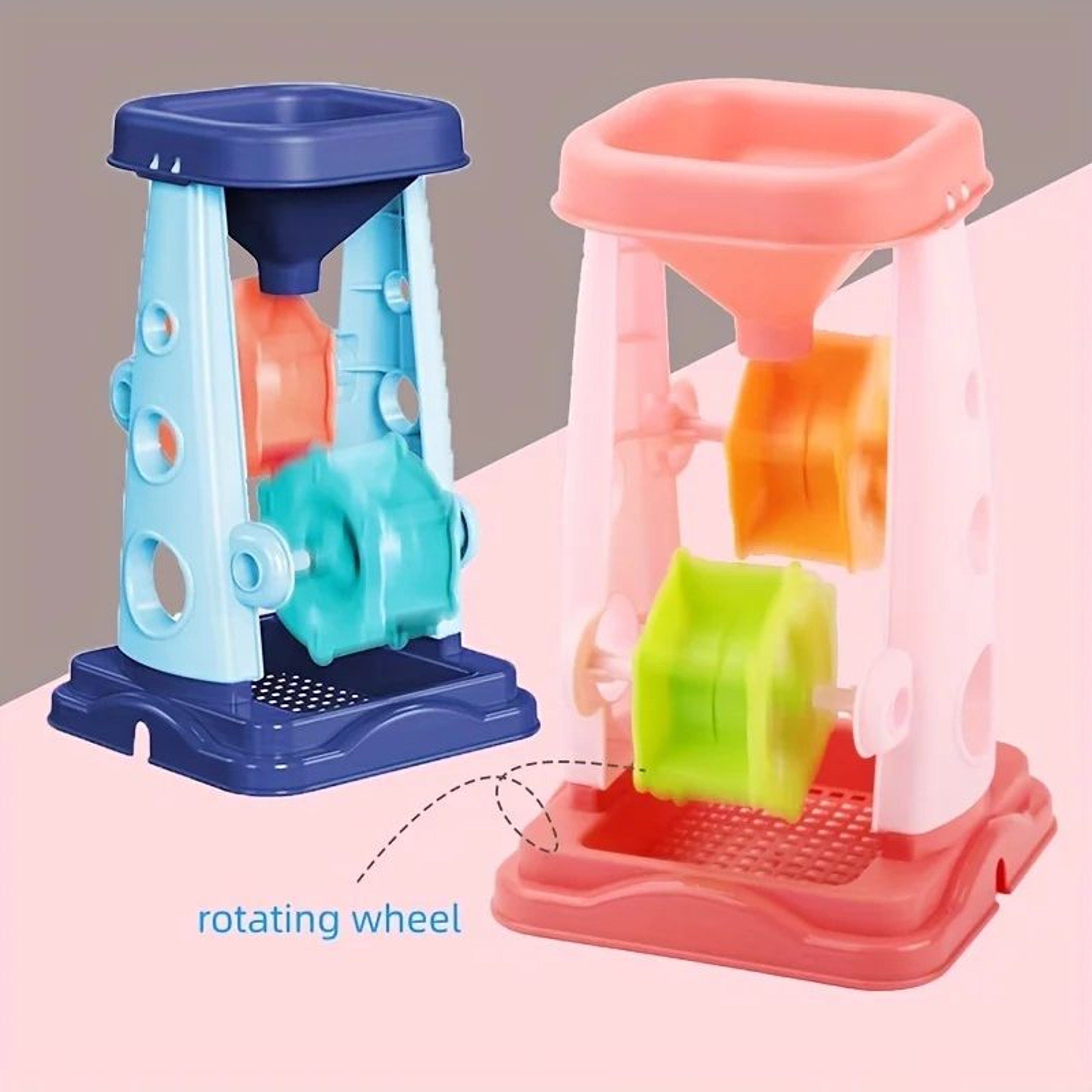 Kids Beach Toy Set Sand Play Kit With Bucket Wheel  Molds For Outdoor Fun 1