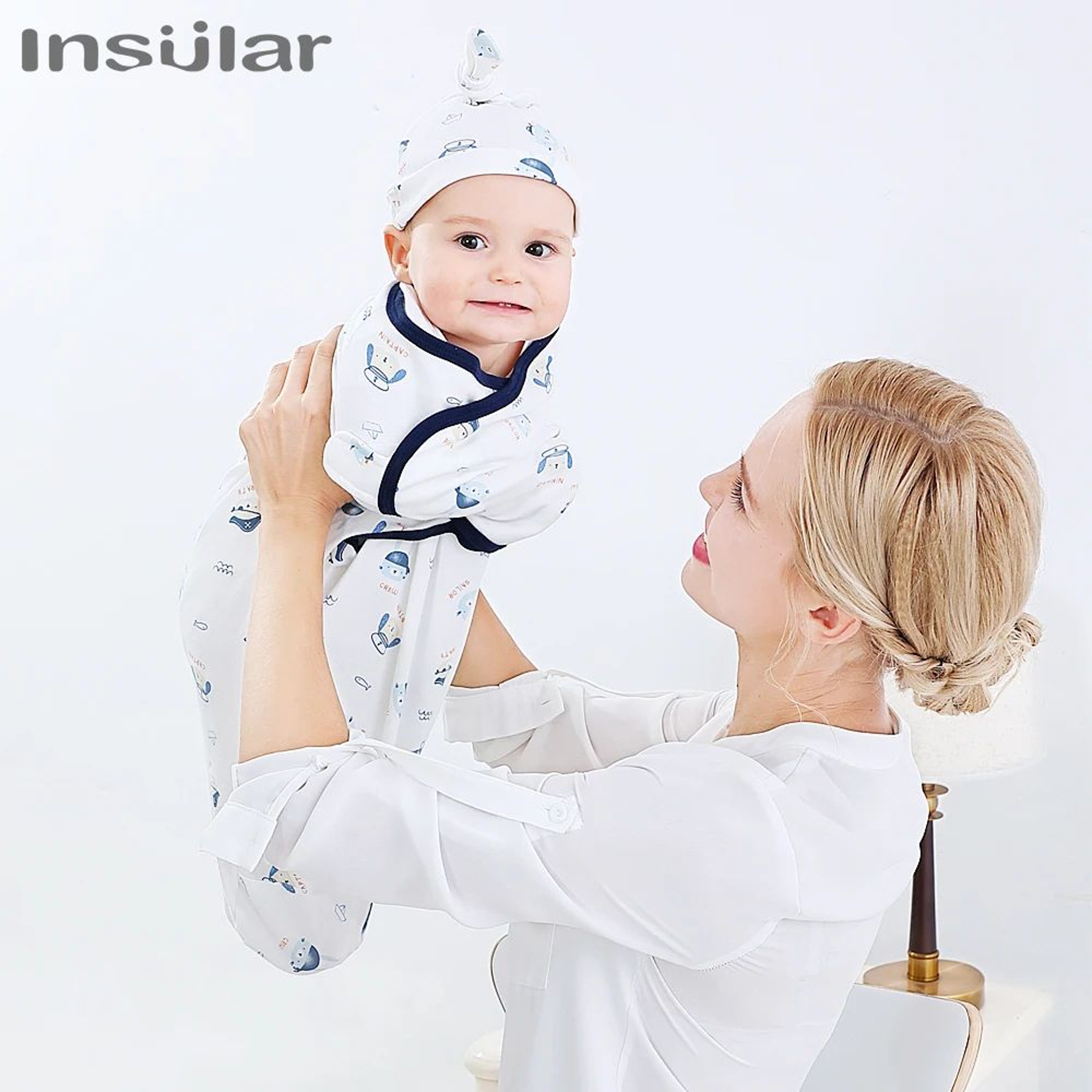 Insular Soft Cotton Newborn Swaddle Blanket  Cozy Baby Swaddle Wrap Cocoon 2
