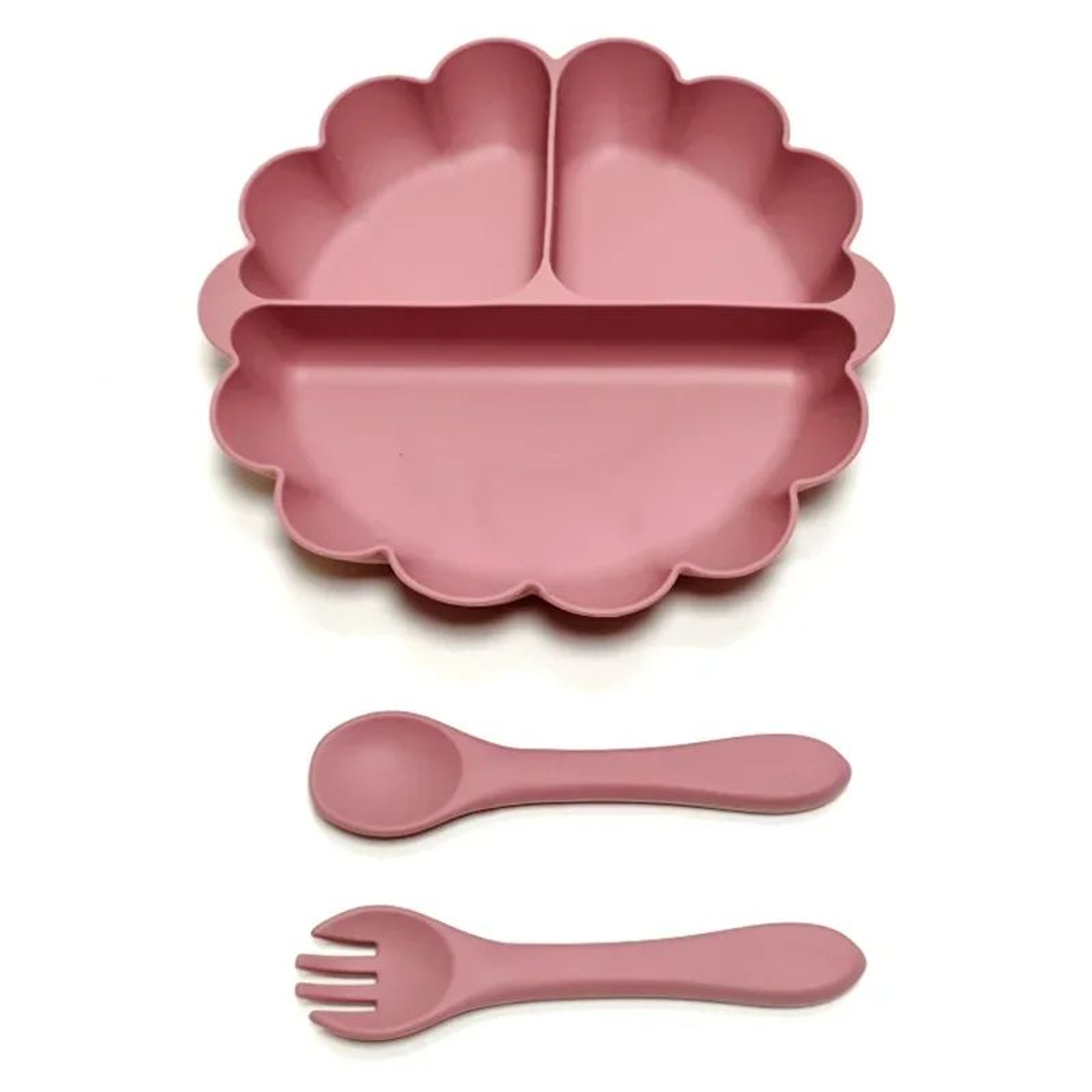 Silicone Baby Plate Set With Strong Suction Base  Non Slip Toddler Feeding Plates 3P 6