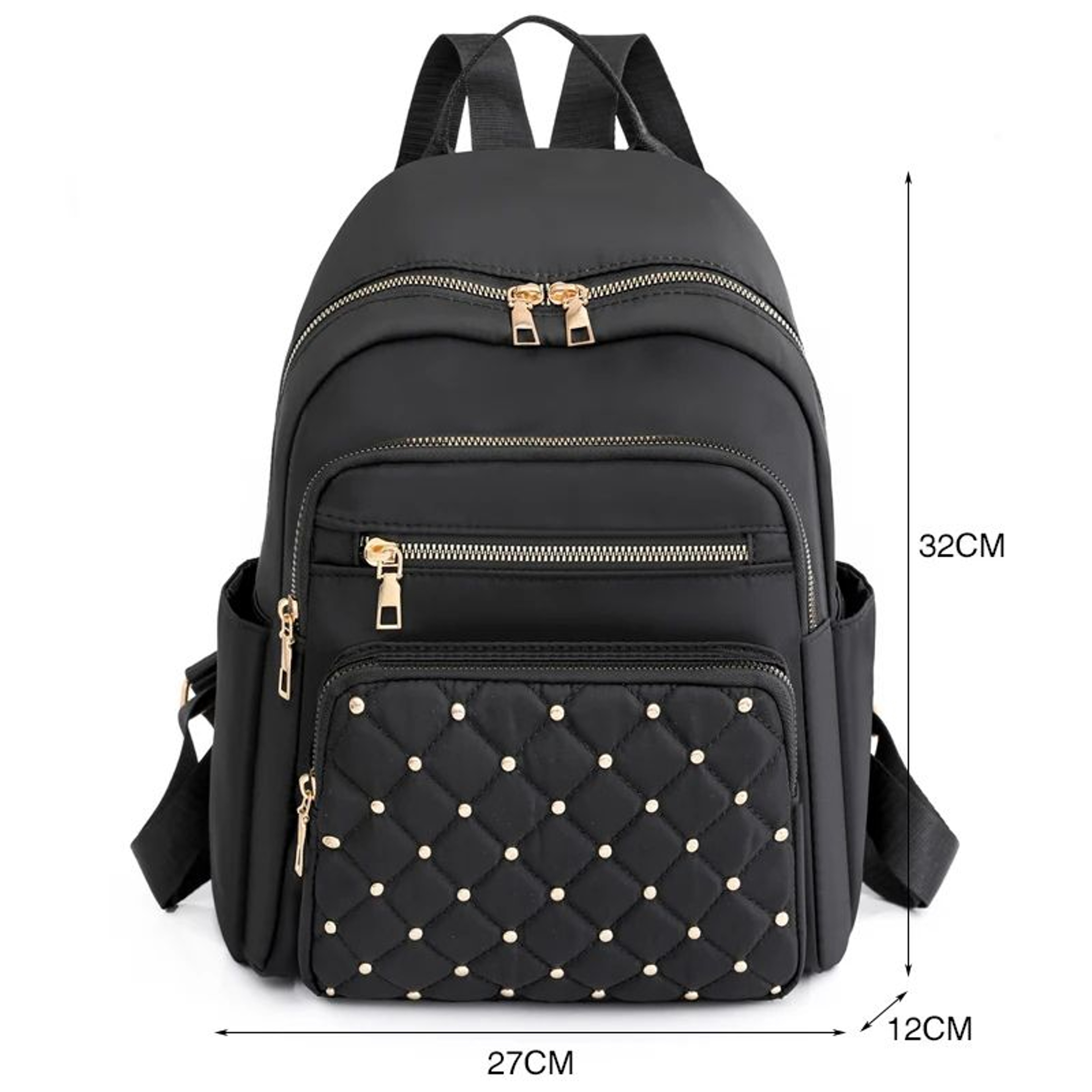 UrbanFlex Nylon Backpack For Women  Large Travel  School Essential 3