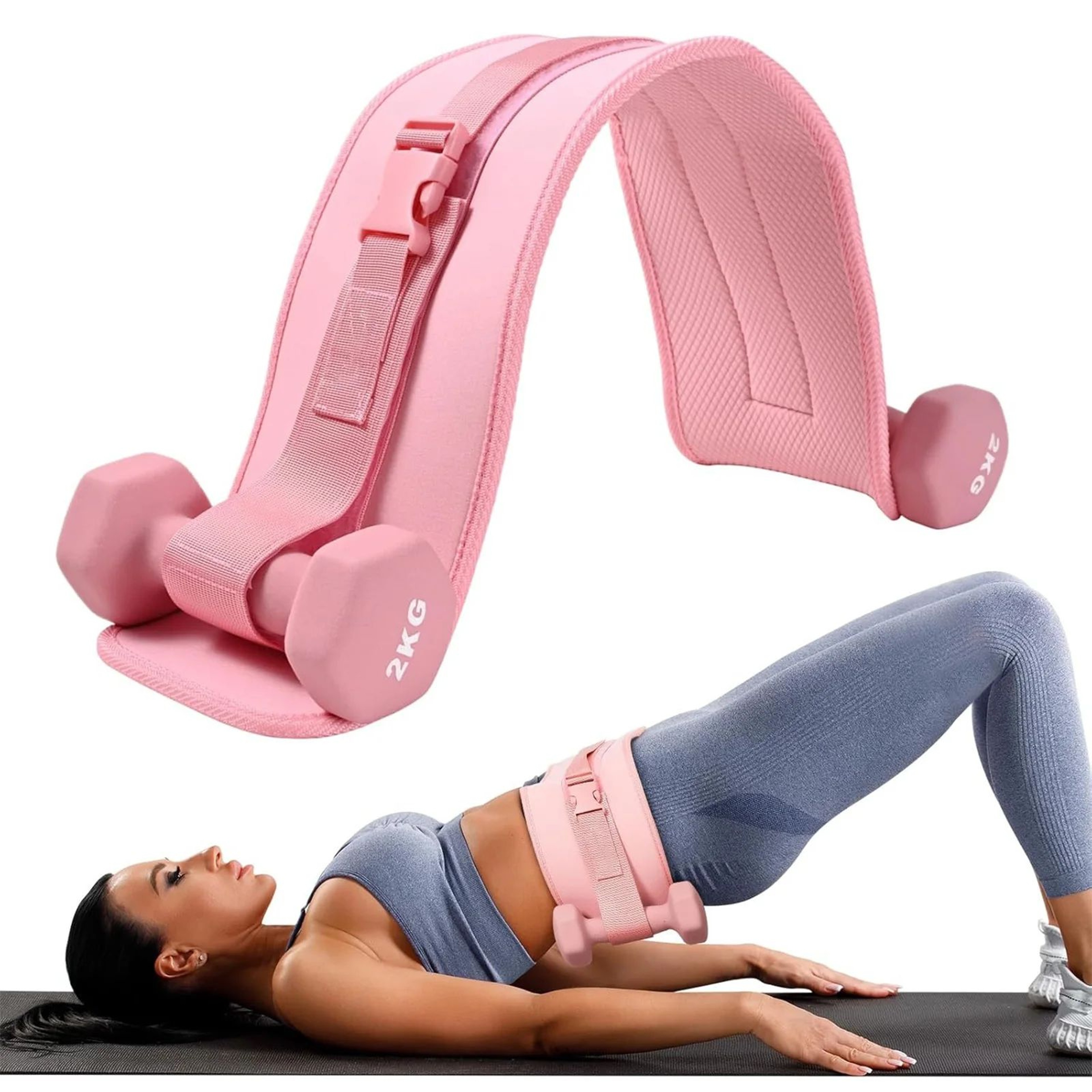 Adjustable Hip Thrust Belt For Glute Training  Home Gym Workouts 6