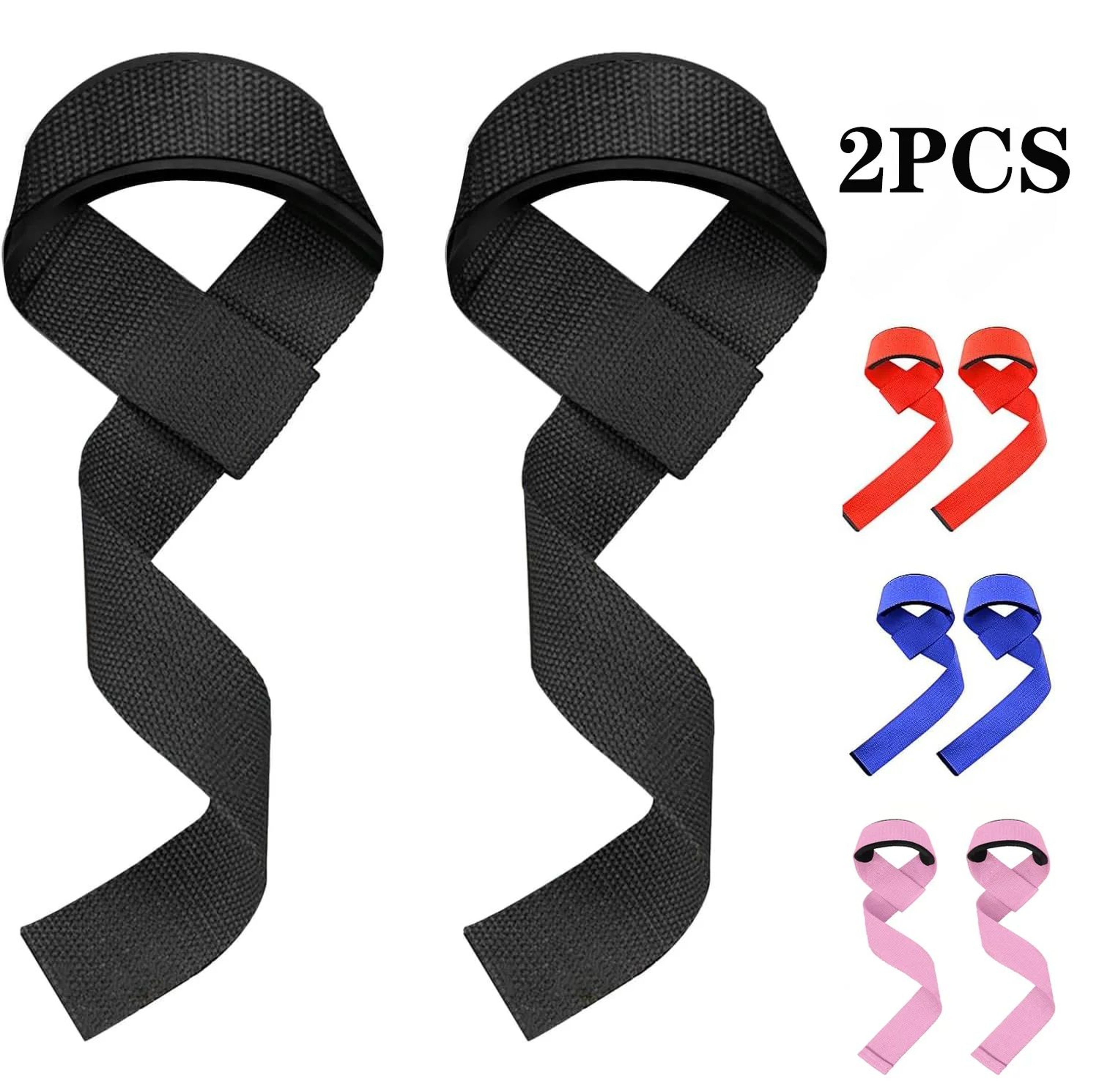 Adjustable Weightlifting Wrist Straps For Deadlifts And Grip Support 0