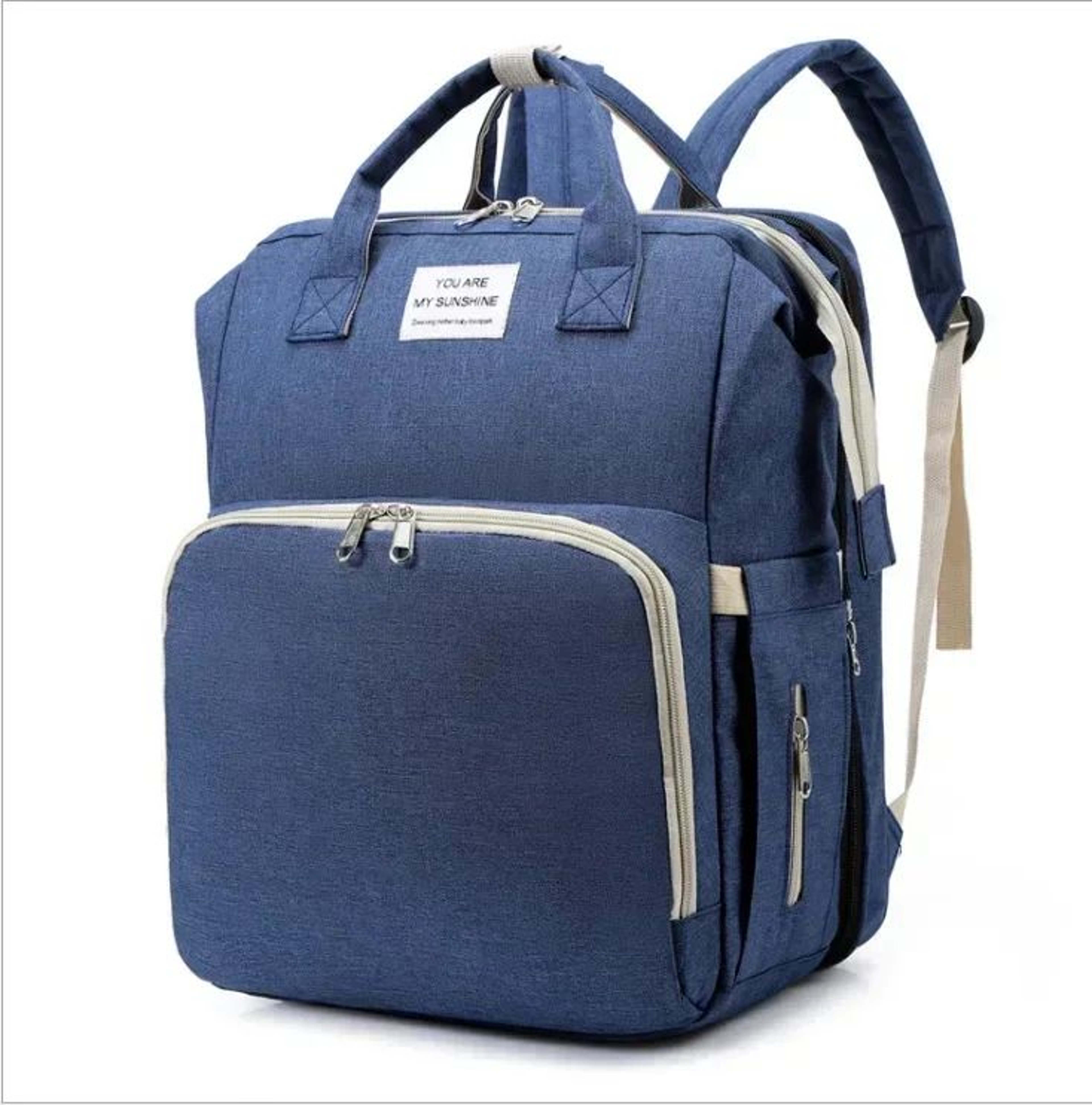 AllinOne Diaper Bag Backpack With Changing Mat  Large Capacity Storage 10