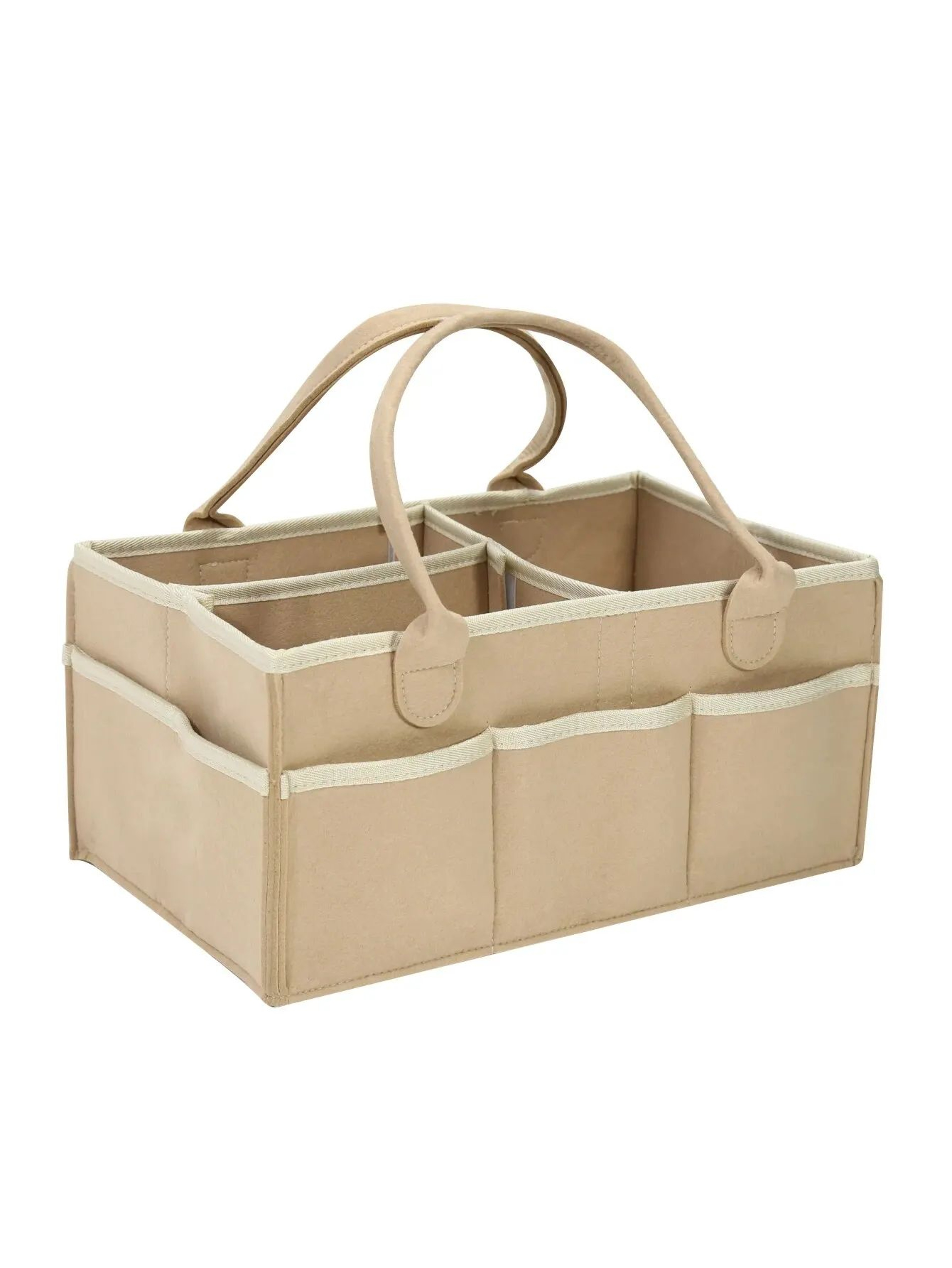 MultiPocket Stroller Organizer Bag  Portable Mommy Stroller Tote  Diaper Storage 8